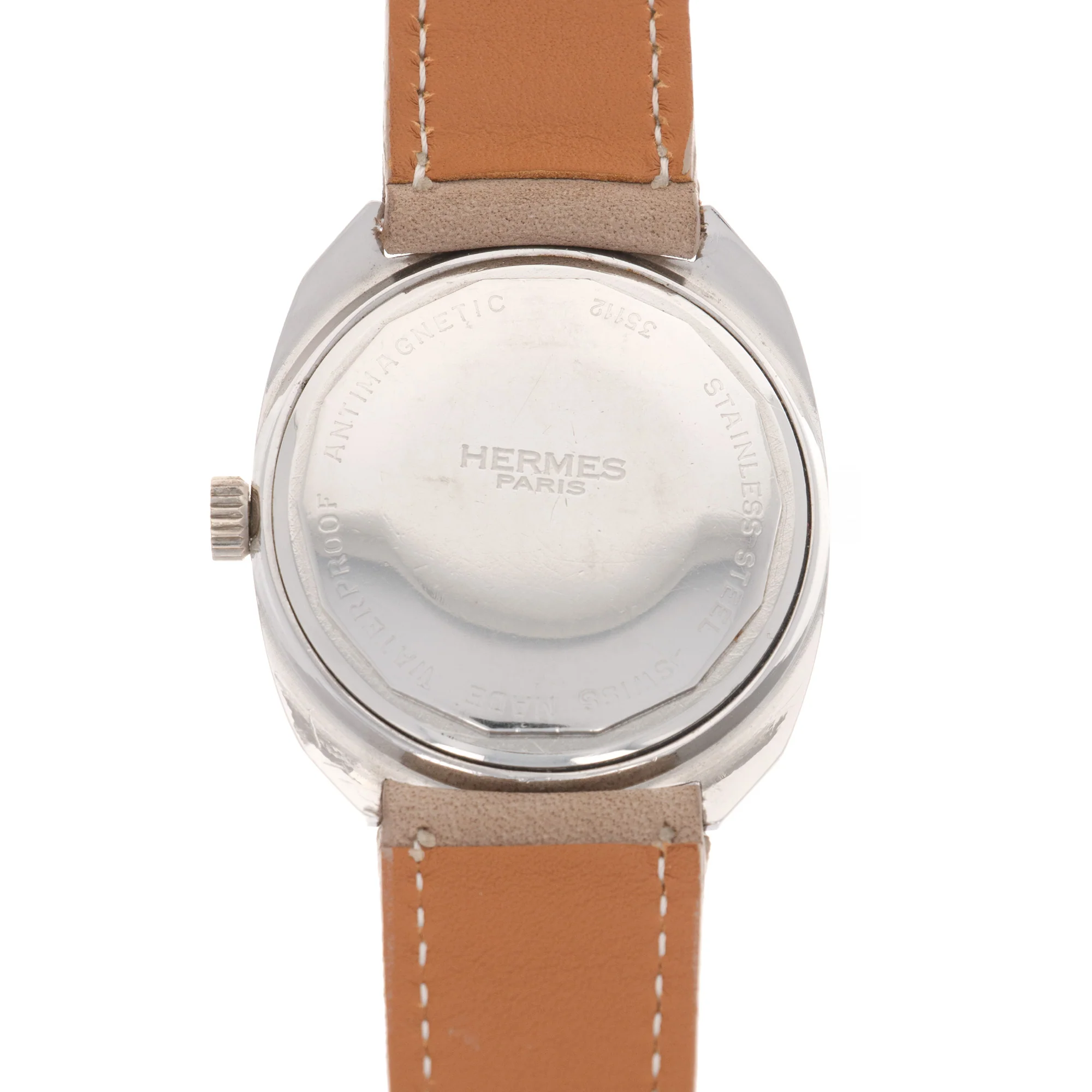 Hermes Steel Automatic Watch, 1960s - Image 4