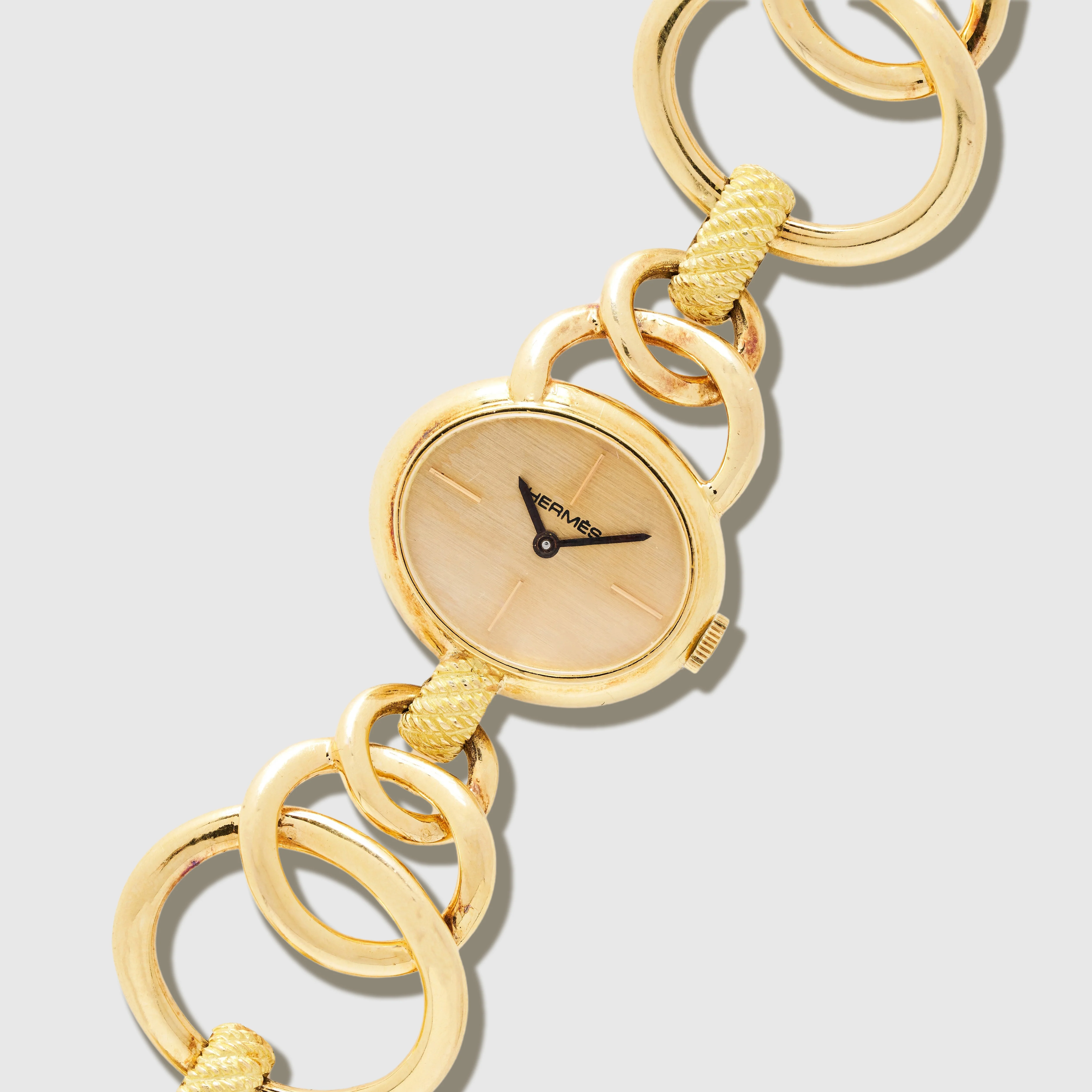 Hermes Yellow Gold Bracelet Watch - Image 2
