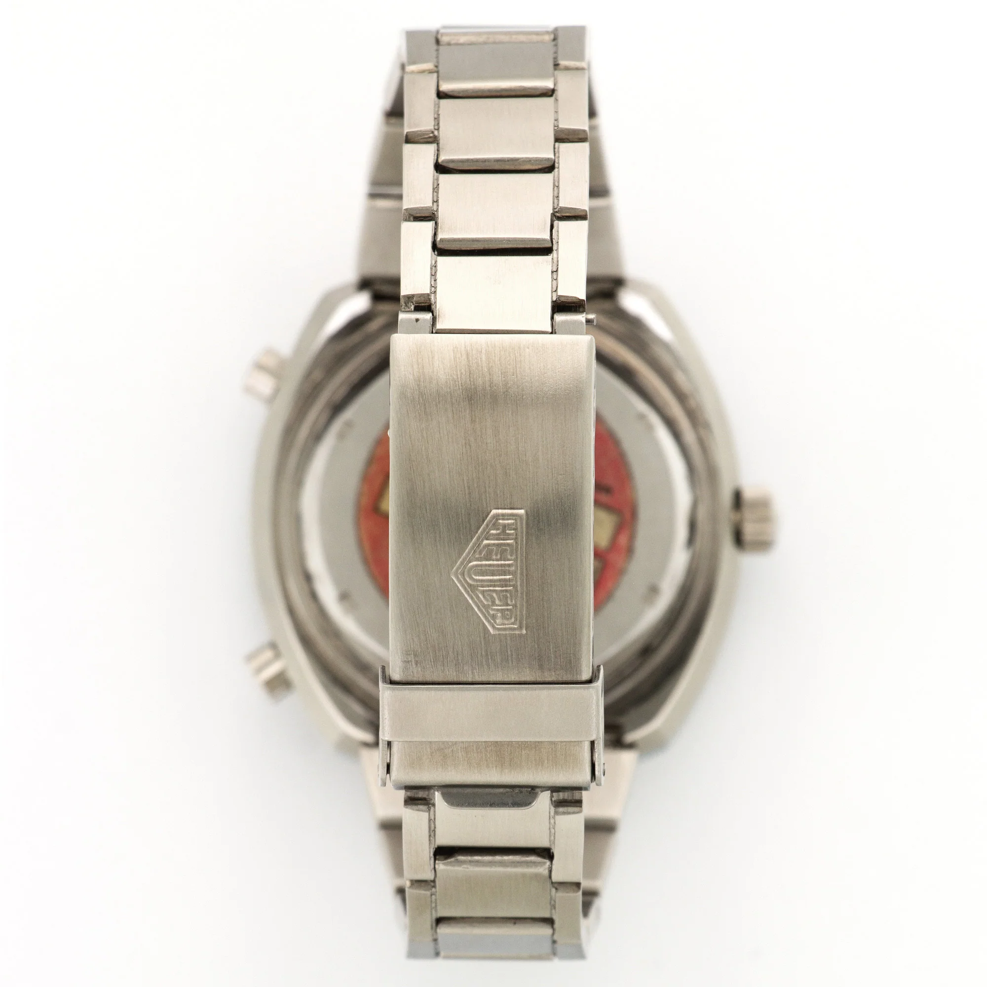 Heuer Calculator Chronograph Ref. 150.633 in New Old Stock Condition - Image 5