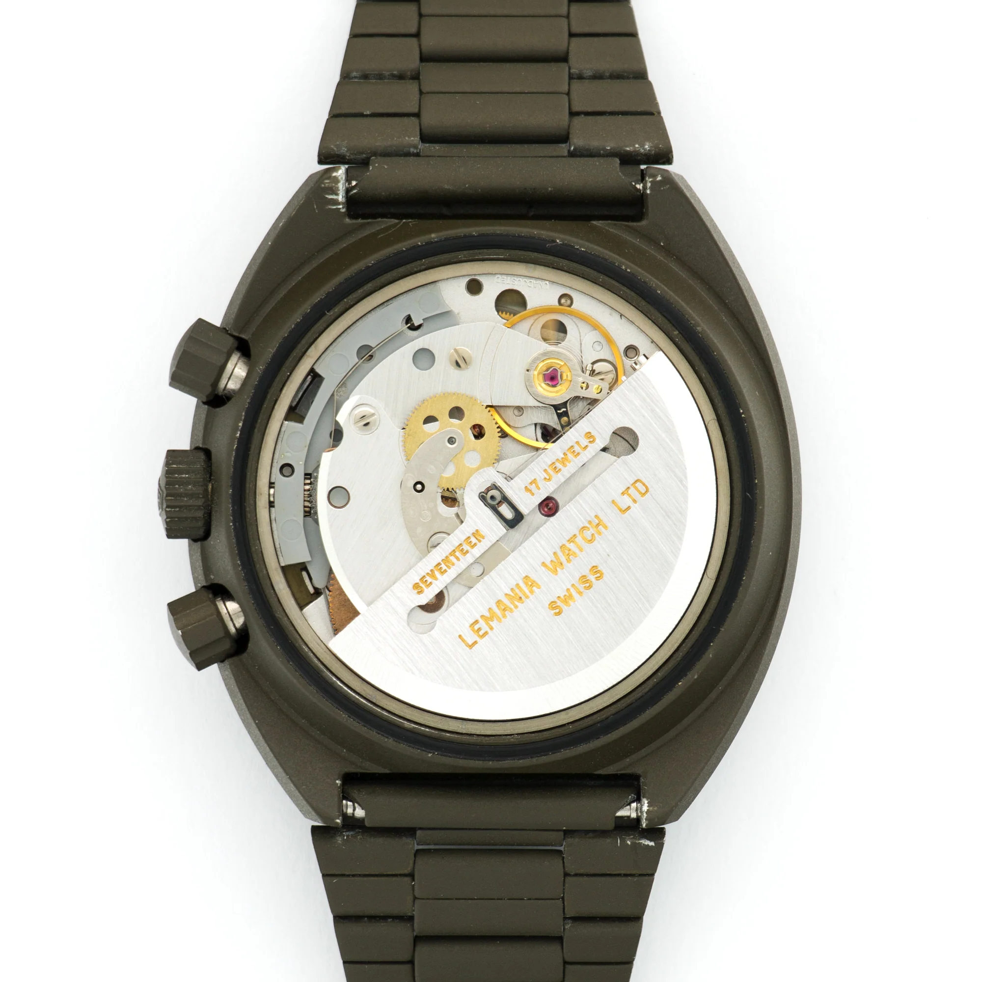 Heuer Olive Green Chonograph PVD Ref. 510.502 - Image 6