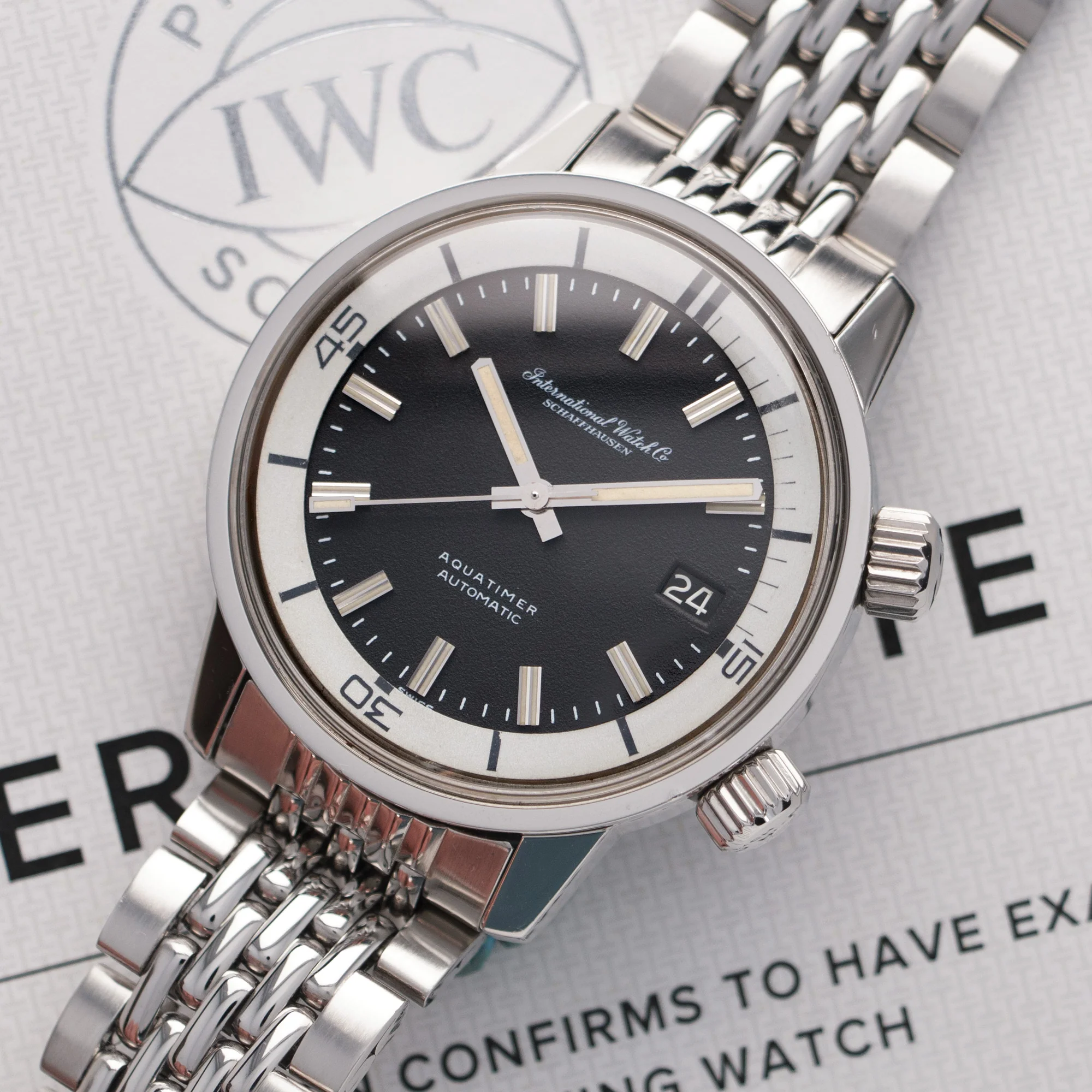 IWC Aquatimer Watch Ref. 1812, from 1968 - Image 2