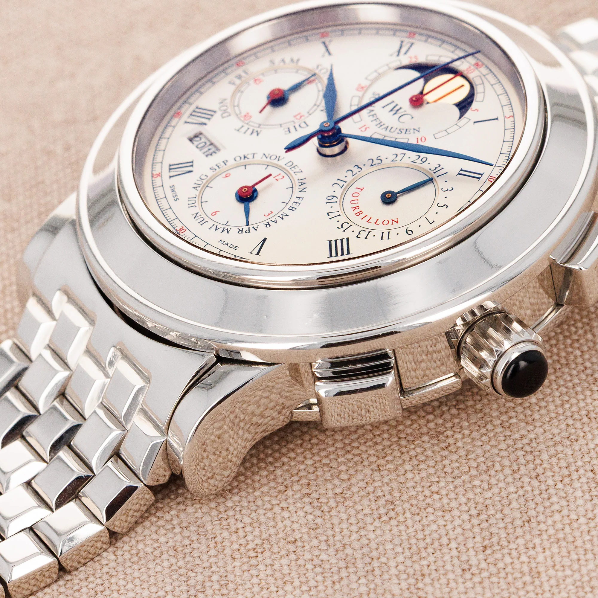 IWC Platinum Il Destriero Scafusia Grand Complication Bracelet Watch - Image 5