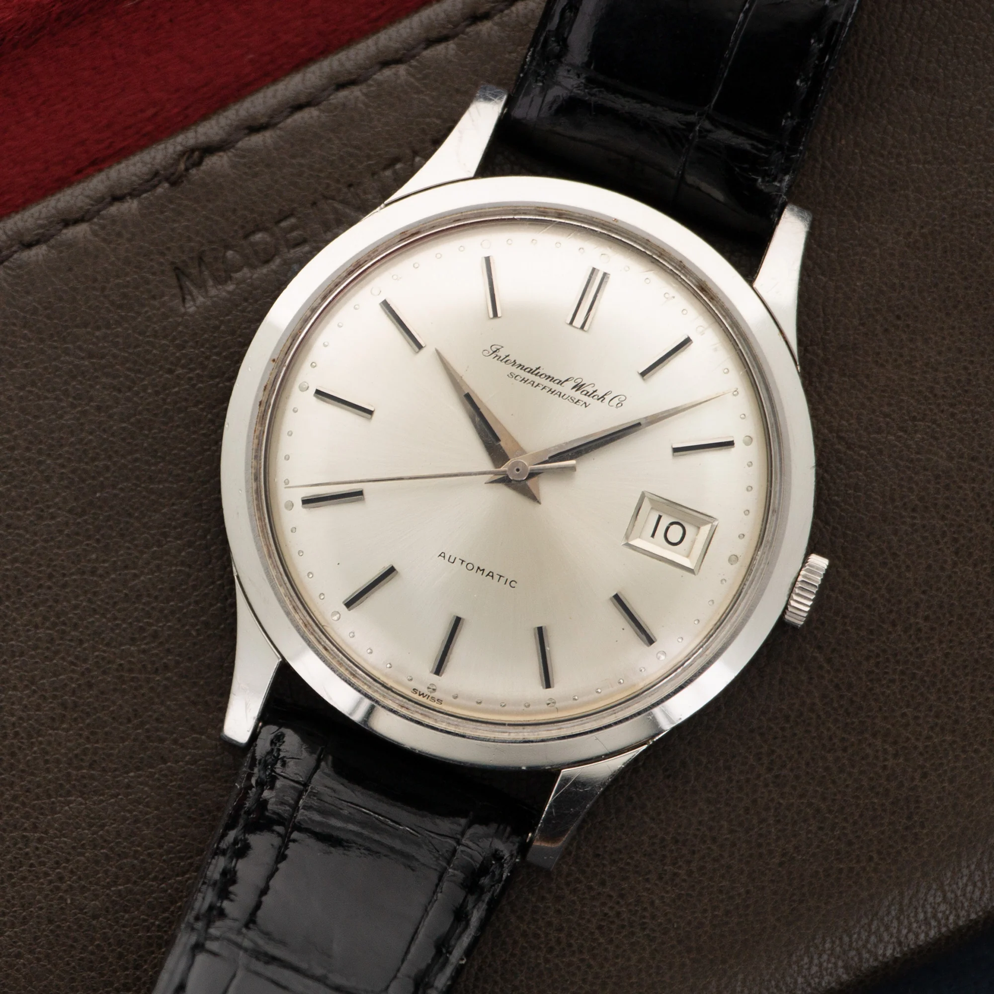 IWC Steel Automatic Strap Watch - Image 2