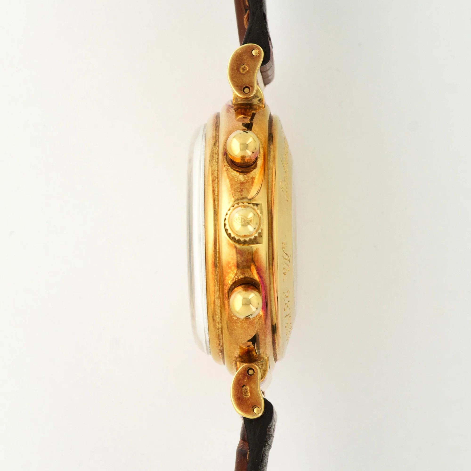 IWC Yellow Gold Da Vinci Perpetual Calendar Chrono Watch - Image 3