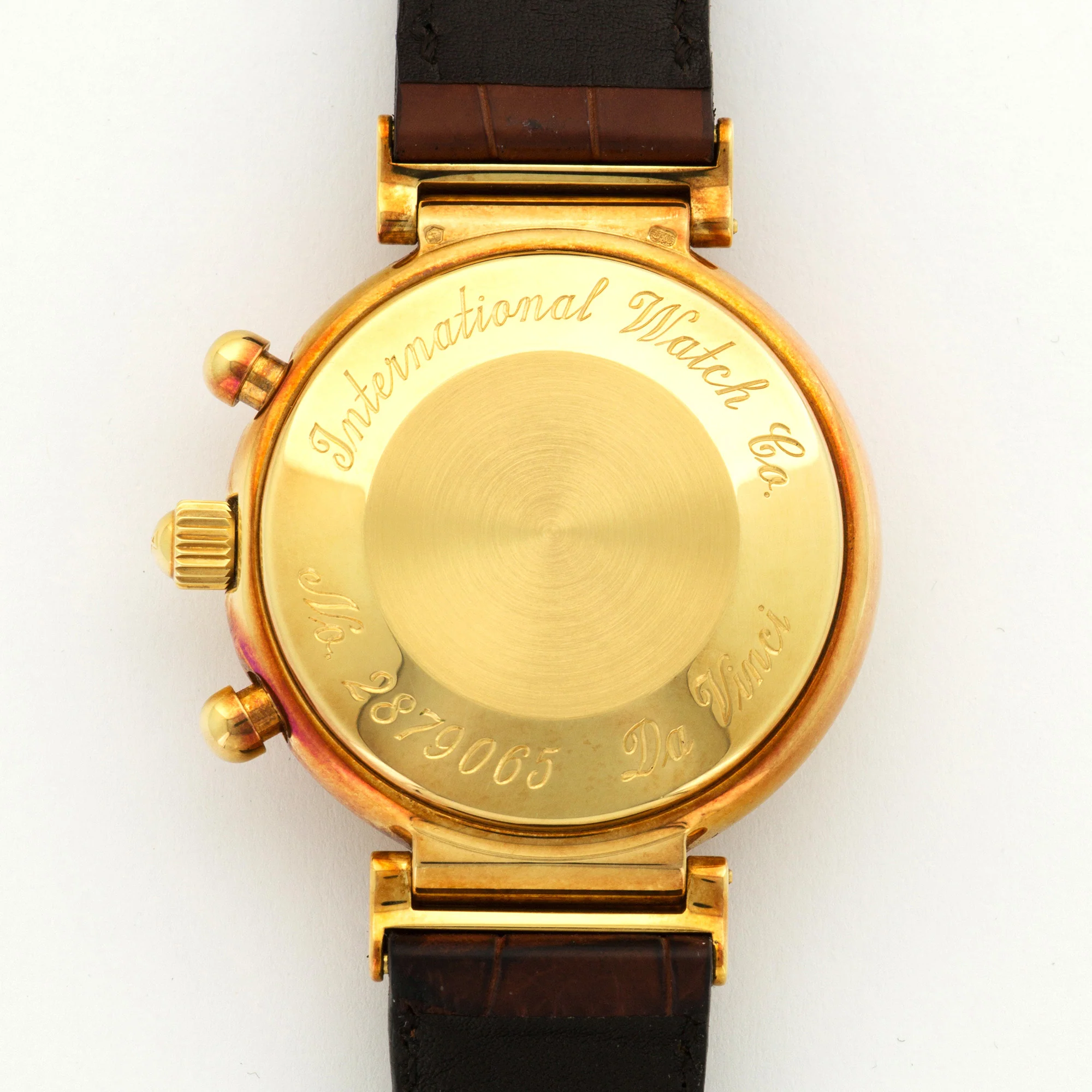IWC Yellow Gold Da Vinci Perpetual Calendar Chrono Watch - Image 4
