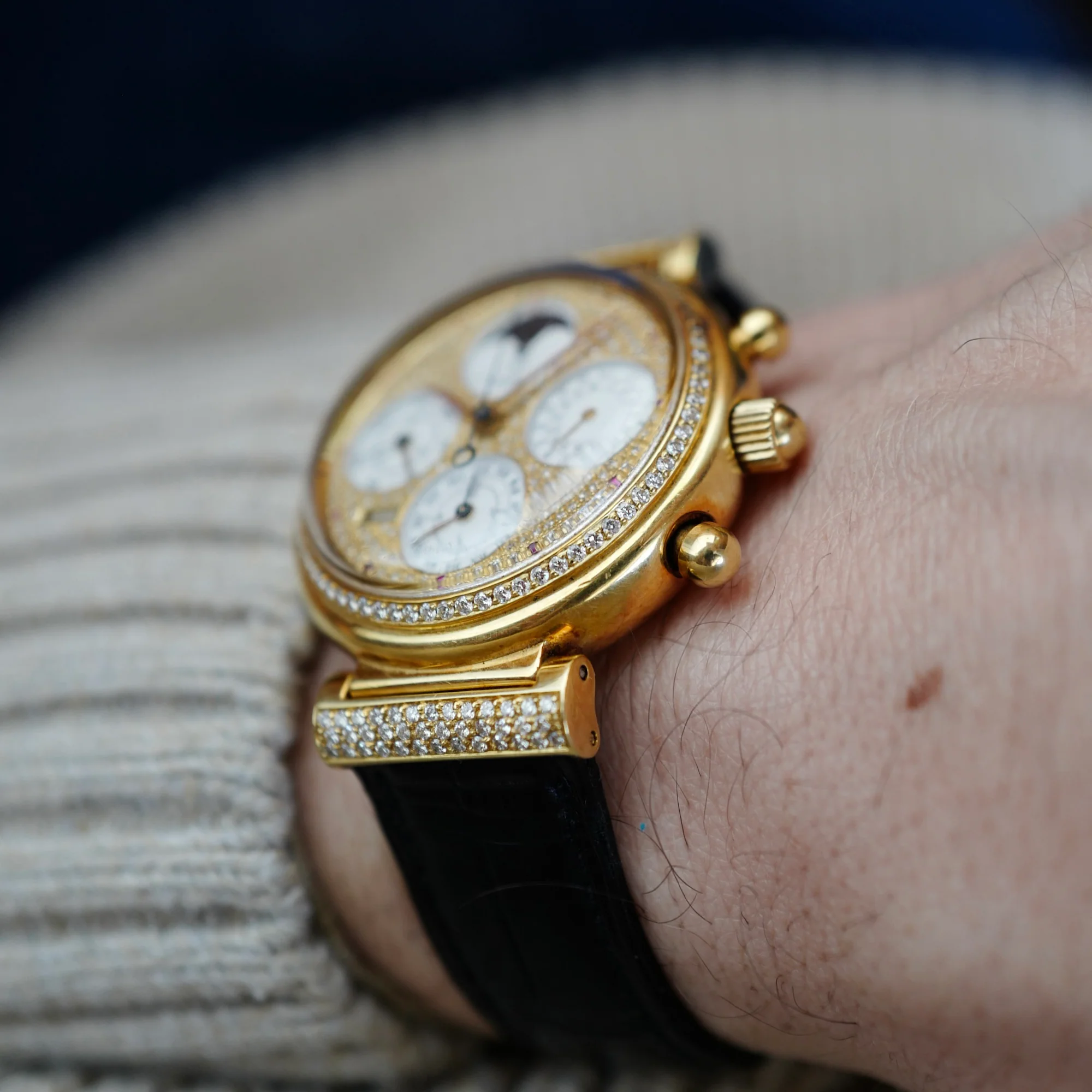 IWC Yellow Gold Perpetual Calendar Chronograph Da Vinci Ref. IW9253-05 - Image 6
