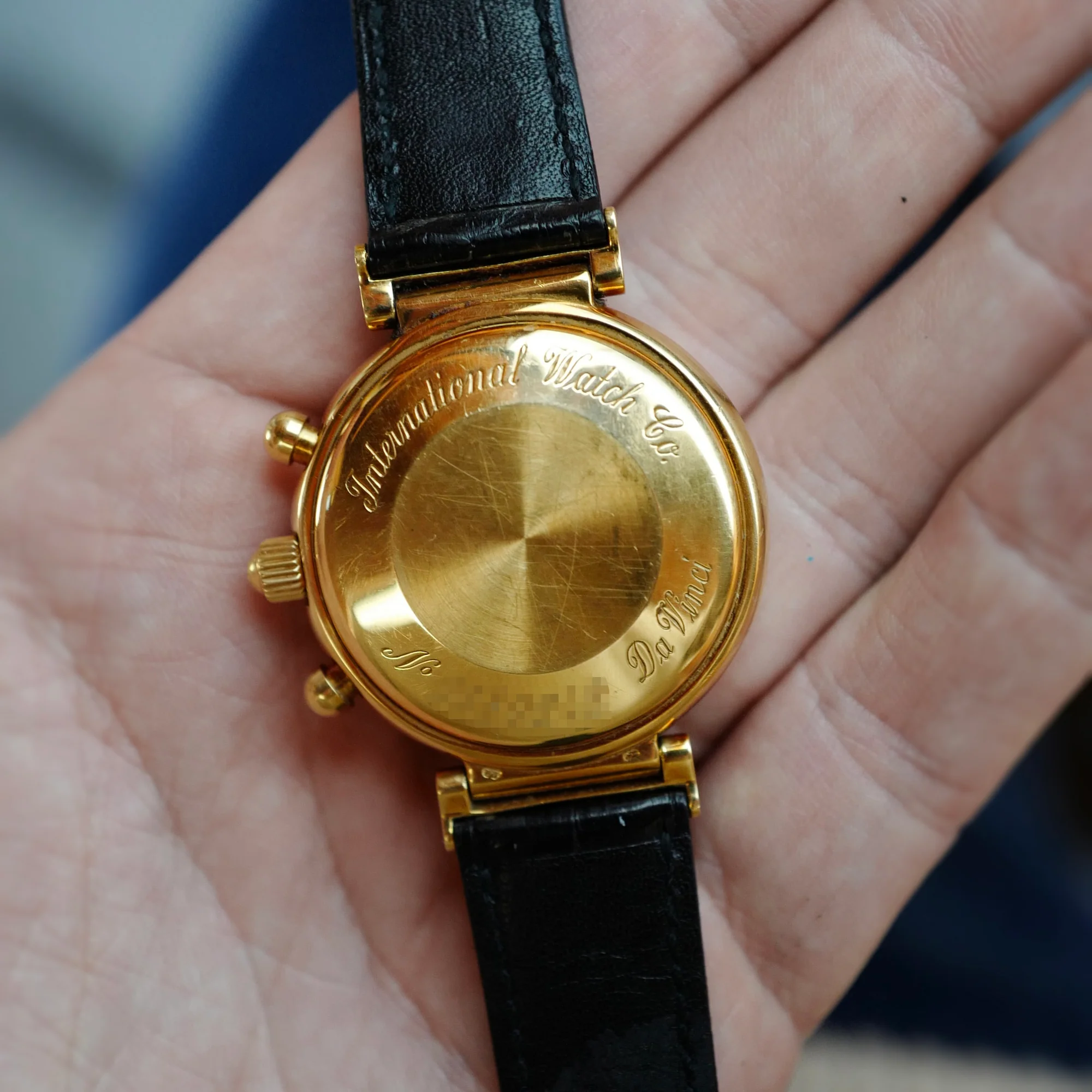 IWC Yellow Gold Perpetual Calendar Chronograph Da Vinci Ref. IW9253-05 - Image 7