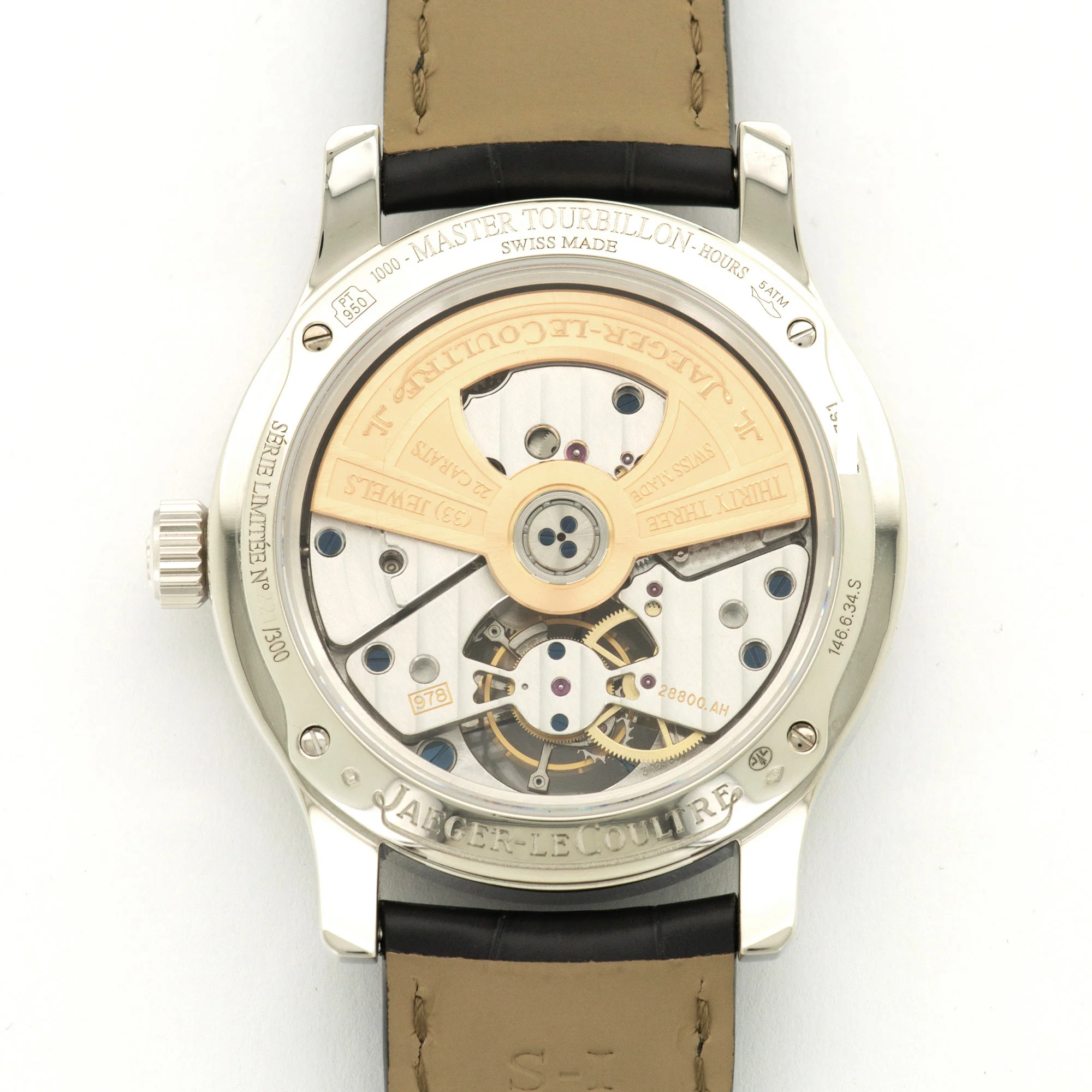 Jaeger Lecoultre Platinum Master Grand Tourbillon Watch - Image 5