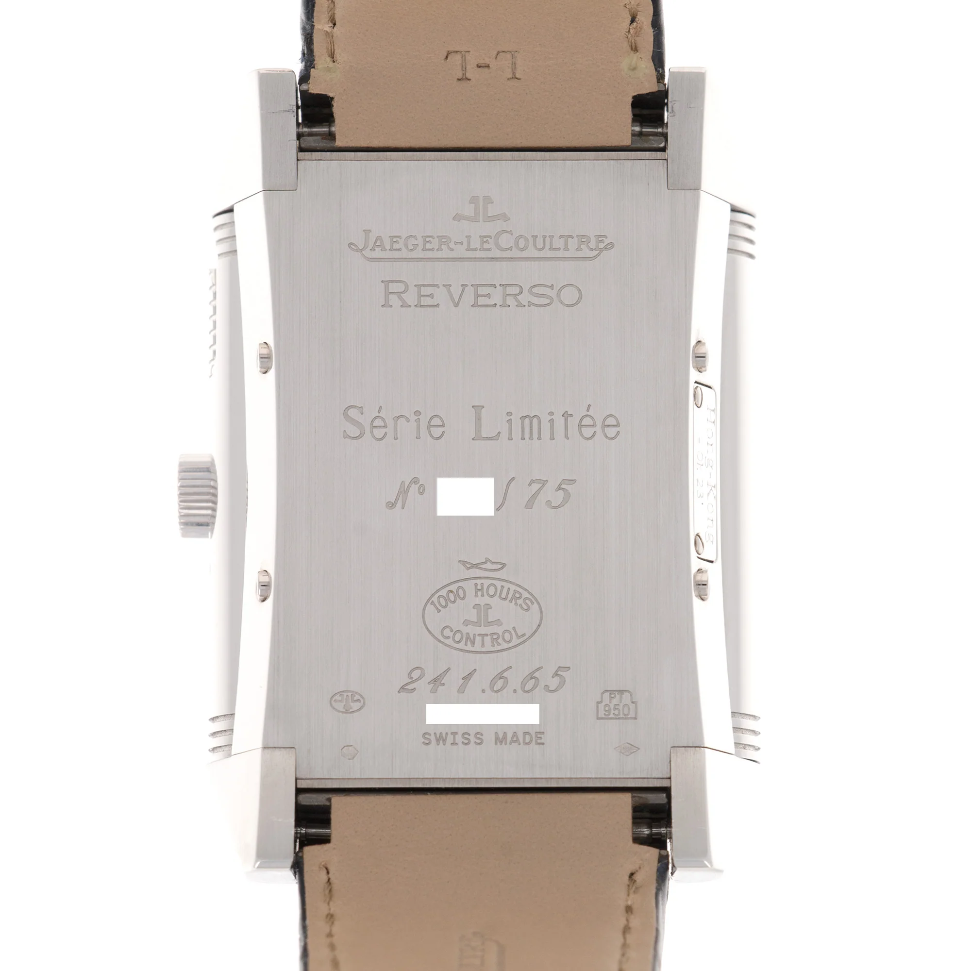 Jaeger Lecoultre Platinum Reverso Grand Complication Triptyque Watch Ref. 241.6.65 - Image 6