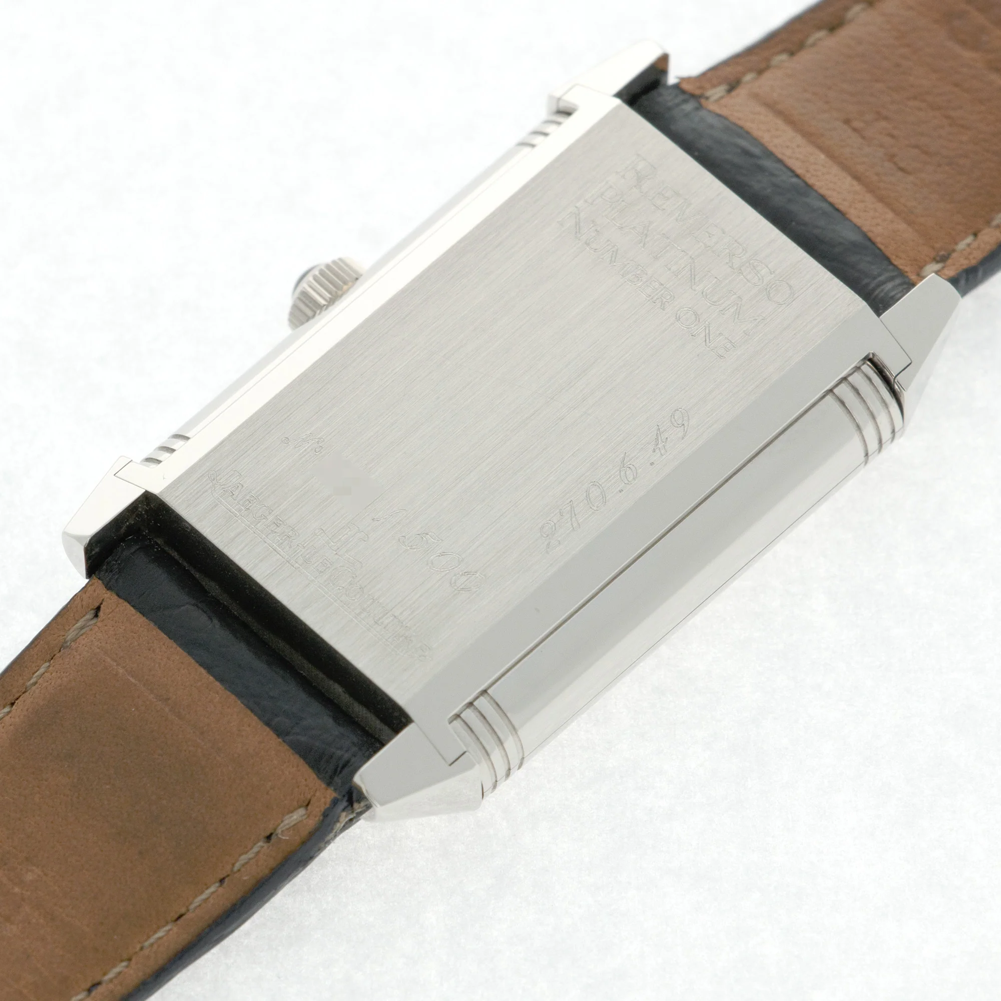 Jaeger Lecoultre Platinum Reverso Number One Skeletonized Watch - Image 8