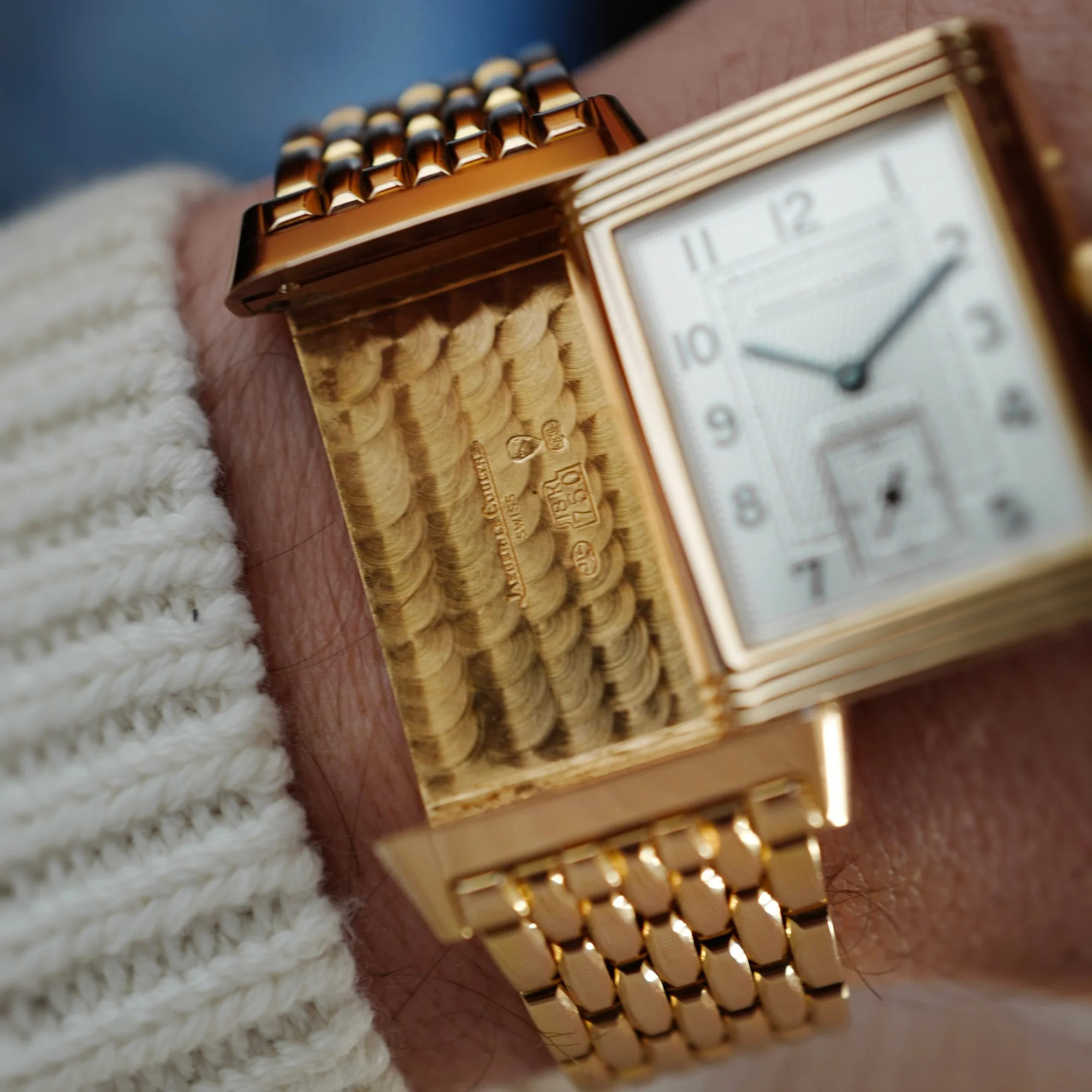 Jaeger Lecoultre Rose Gold Reverso Day Night Duoface Ref. 270.2.54 - Image 4