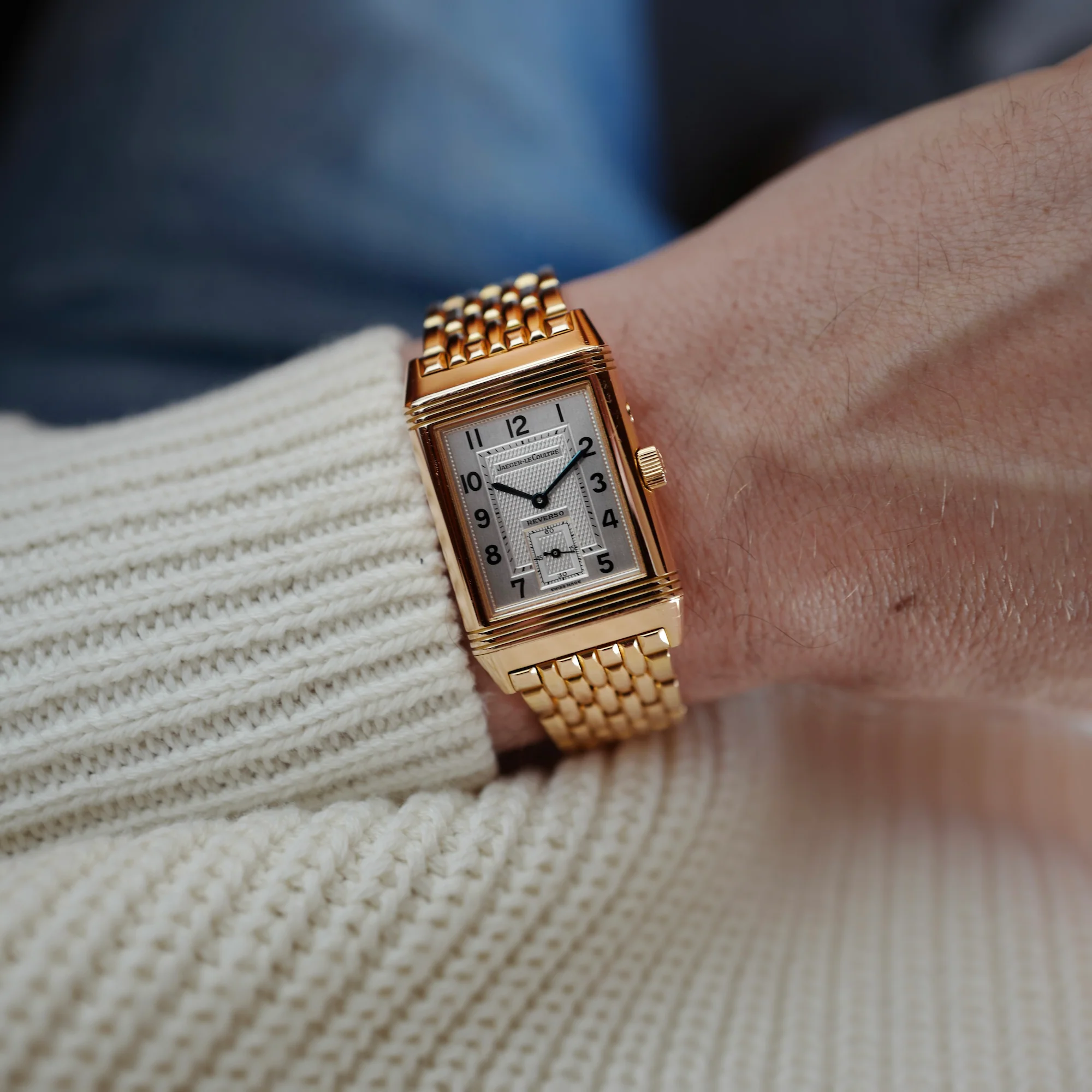 Jaeger Lecoultre Rose Gold Reverso Day Night Duoface Ref. 270.2.54 - Image 5