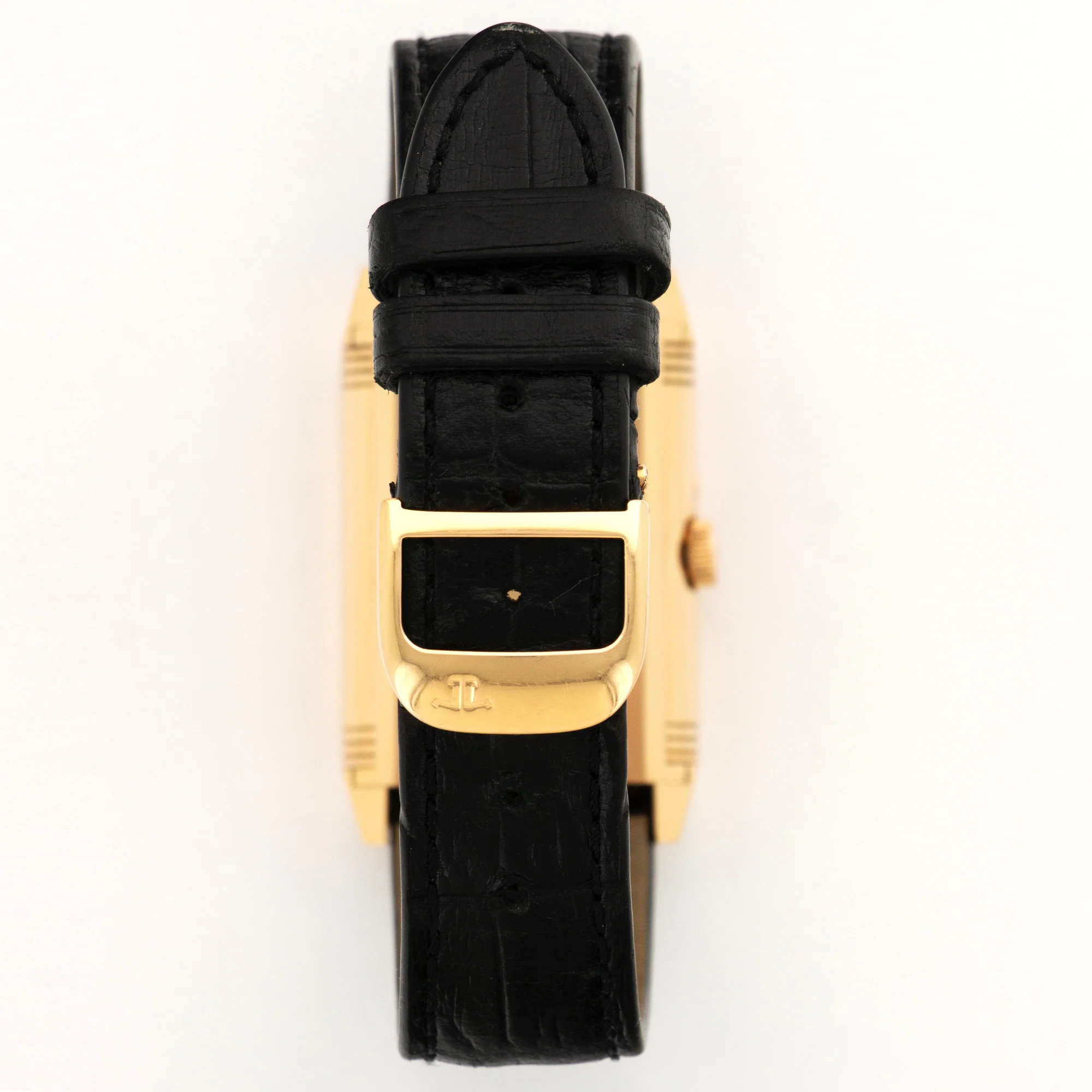 Jaeger Lecoultre Rose Gold Reverso Moonphase Reserve De Marche Watch - Image 6