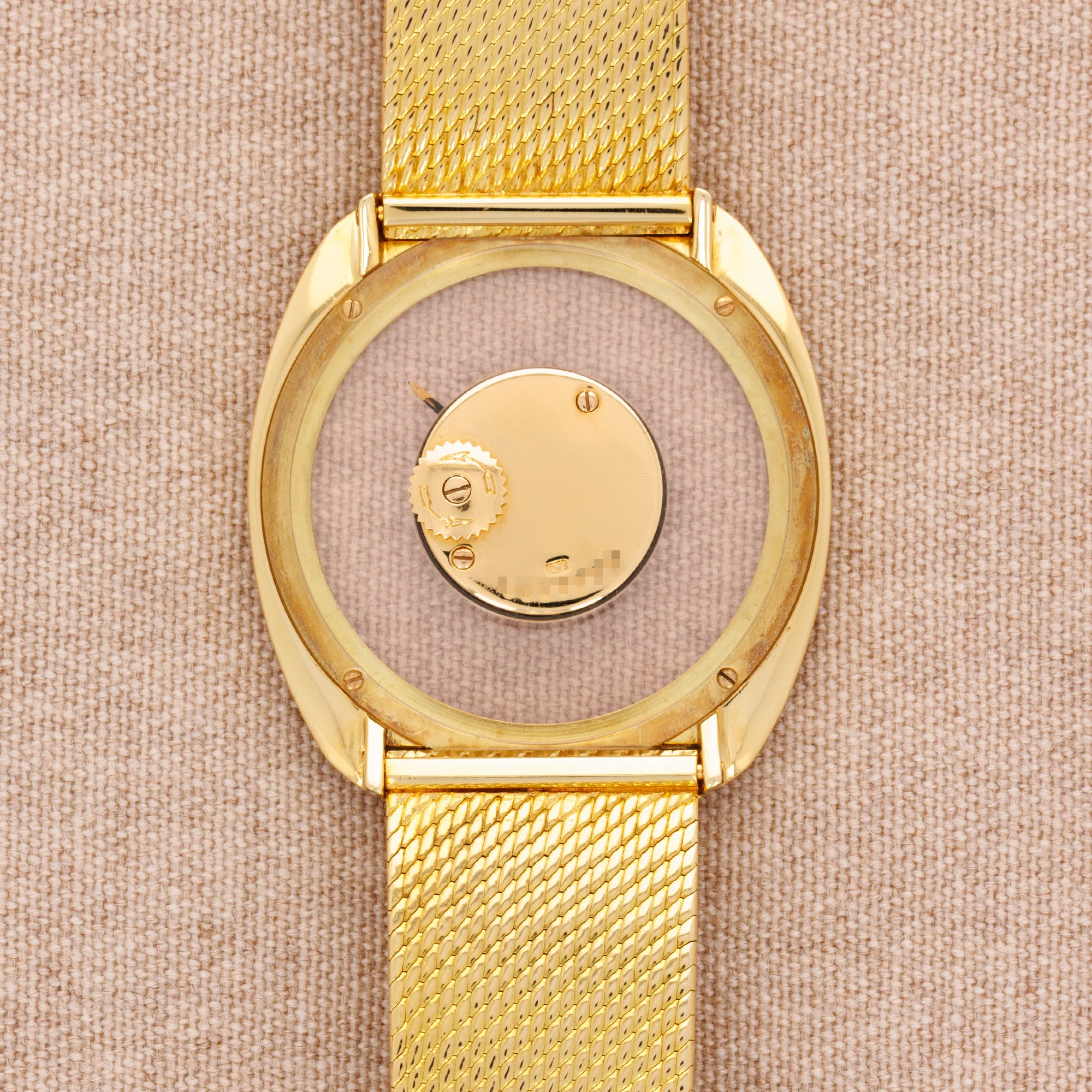 Jaeger Lecoultre Yellow Gold Mystery Watch Ref. 17006 - Image 3