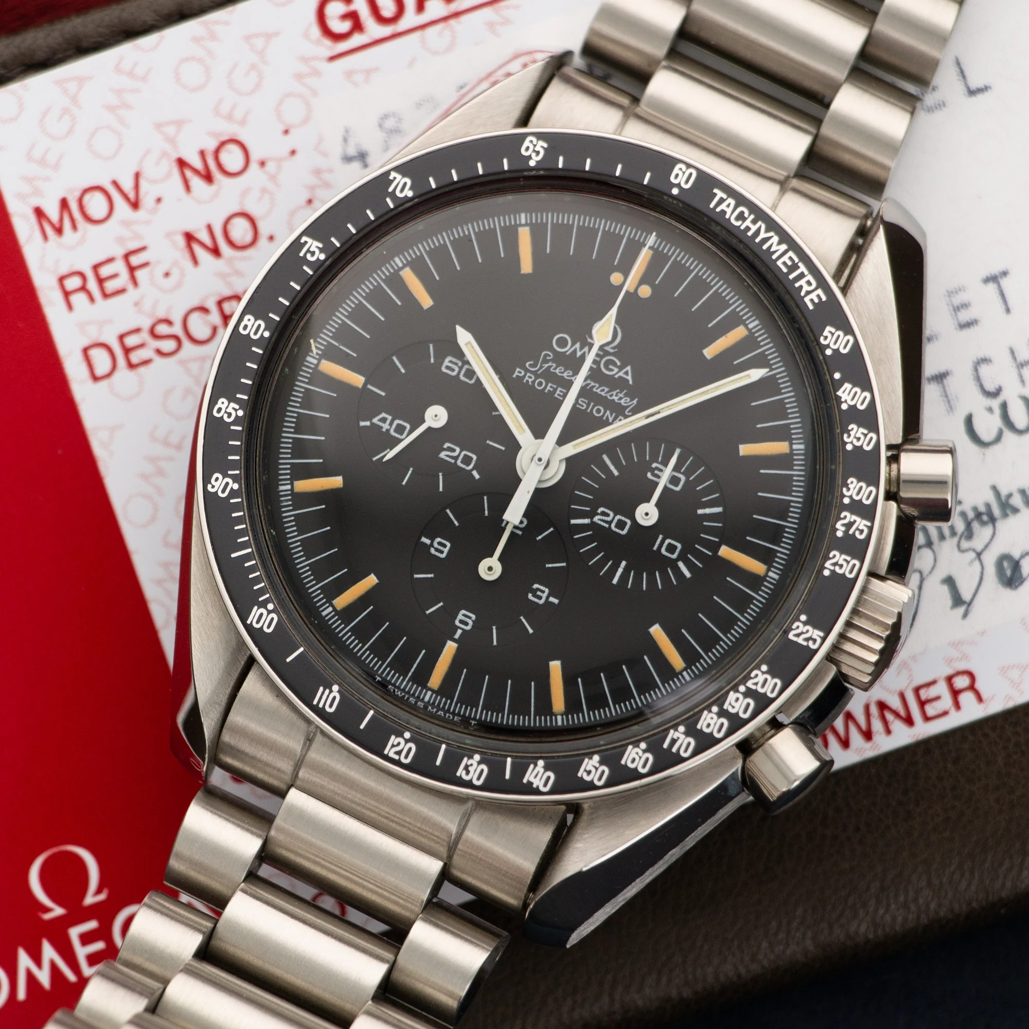 Omega Speedmaster Apollo Ref. 145.022, in Like New Condition with Original Box and Papers - Image 2