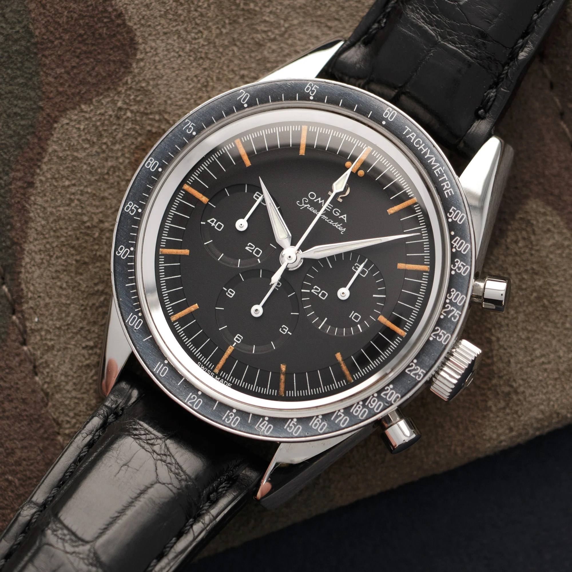 Omega Steel Speedmaster Chronograph Watch Ref. 2998 - Image 2