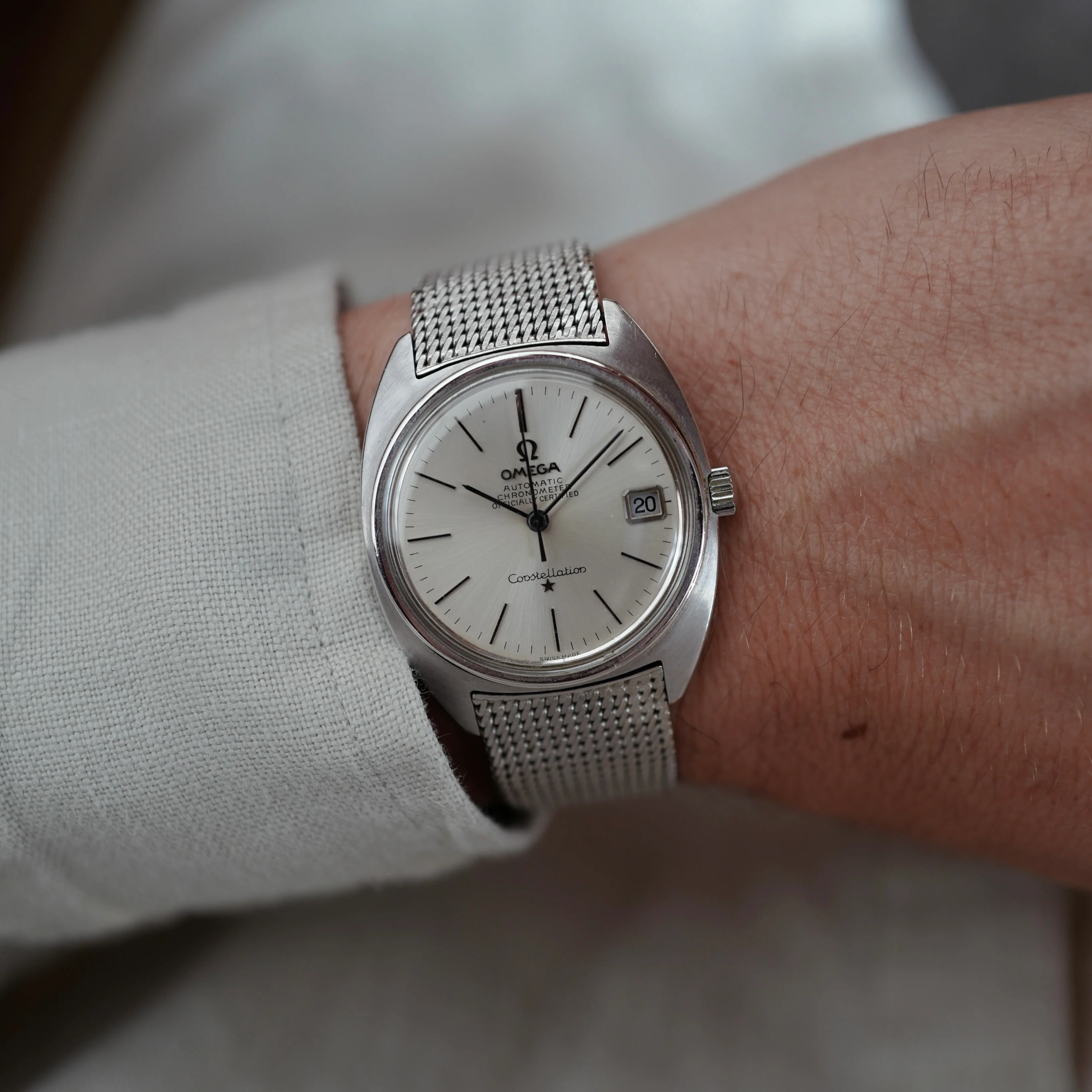 Omega White Gold Constellation Watch (NEW ARRIVAL) - Image 2