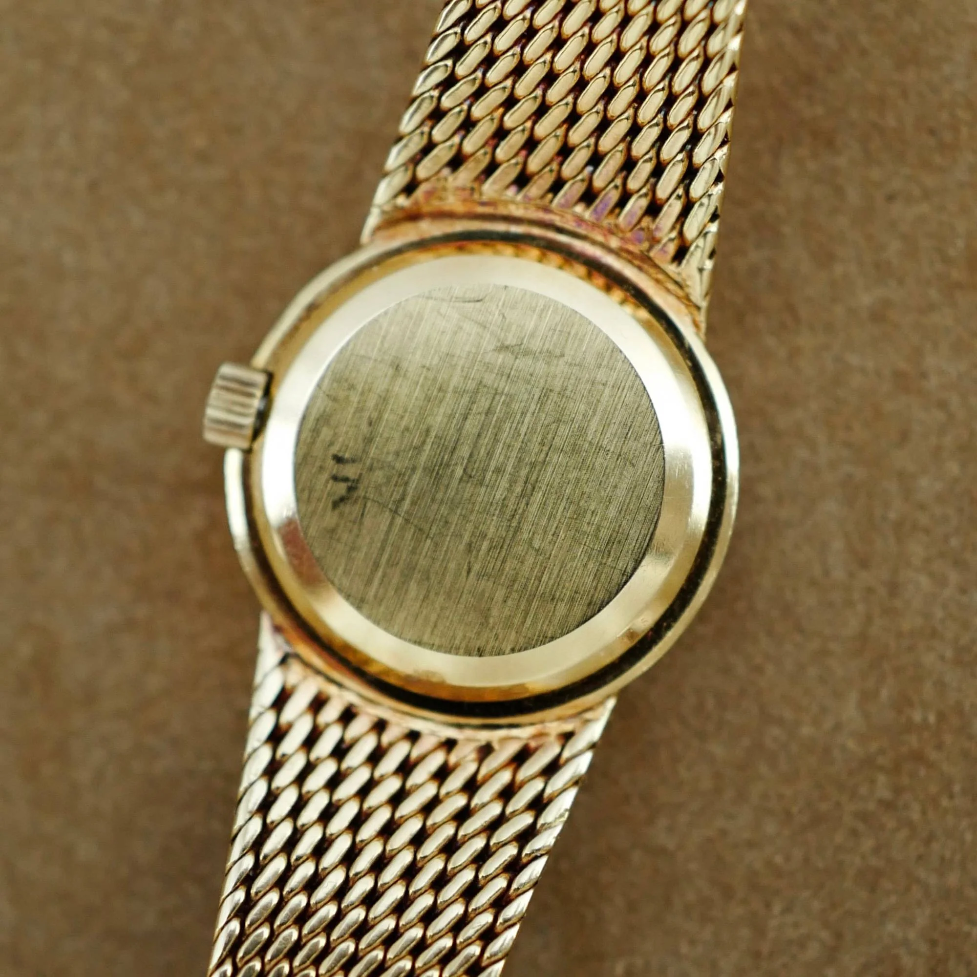 Omega Yellow Gold DeVille Watch Ref. 7257 with Turquoise Dial - Image 6