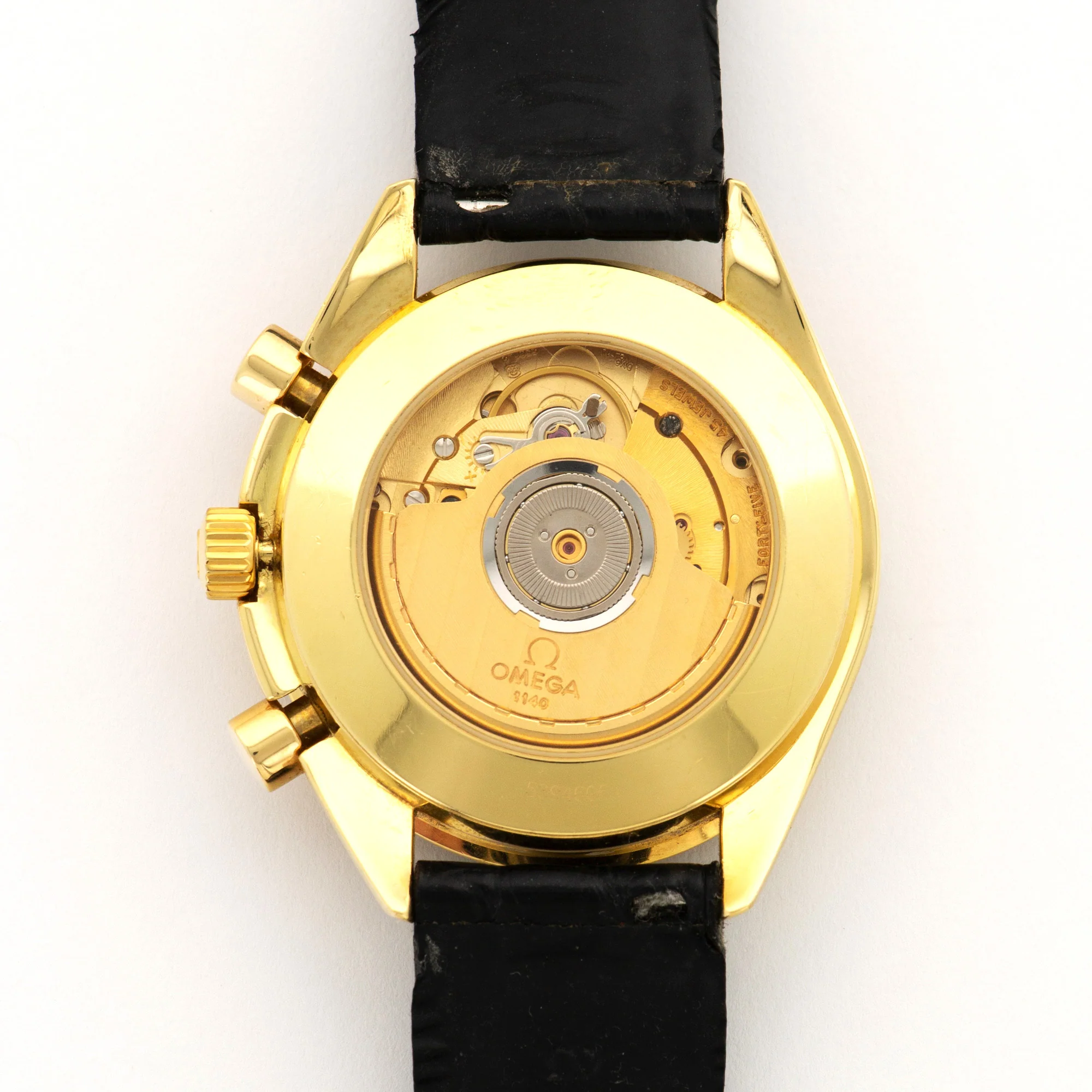 Omega Yellow Gold Speedmaster Watch - Image 5