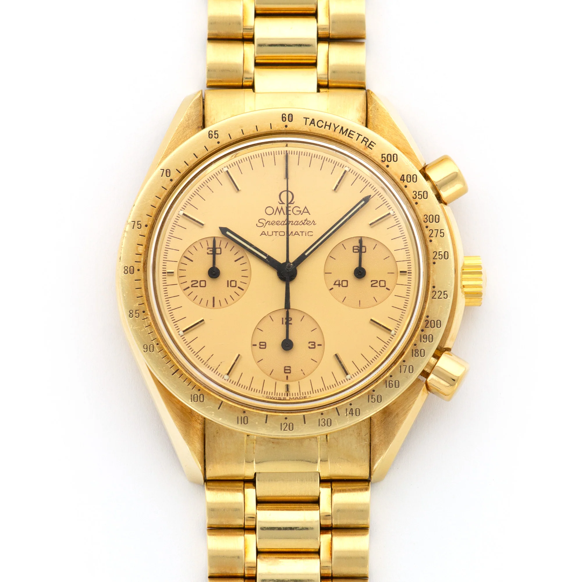 Omega Yellow Gold Speedmaster Watch, ref. 3551.20