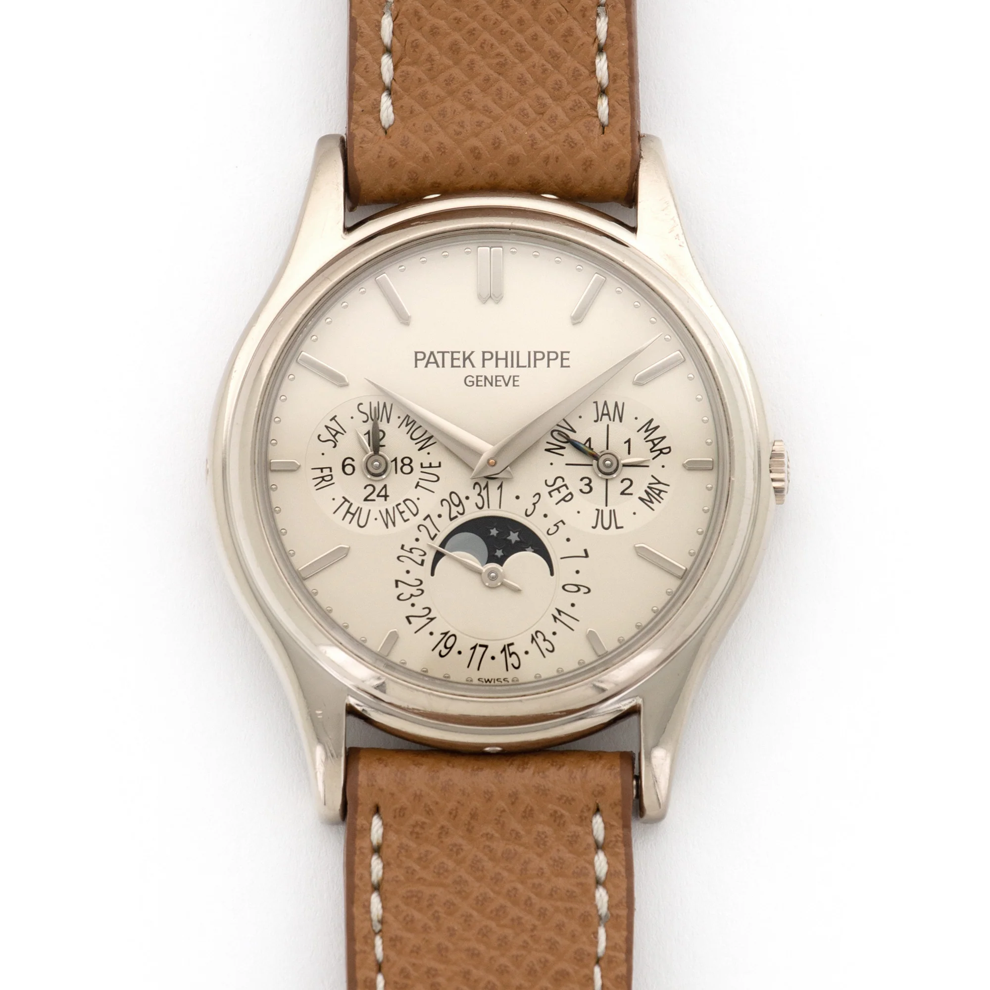 Patek Philiipe White Gold Perpetual Calendar Watch Ref. 5140