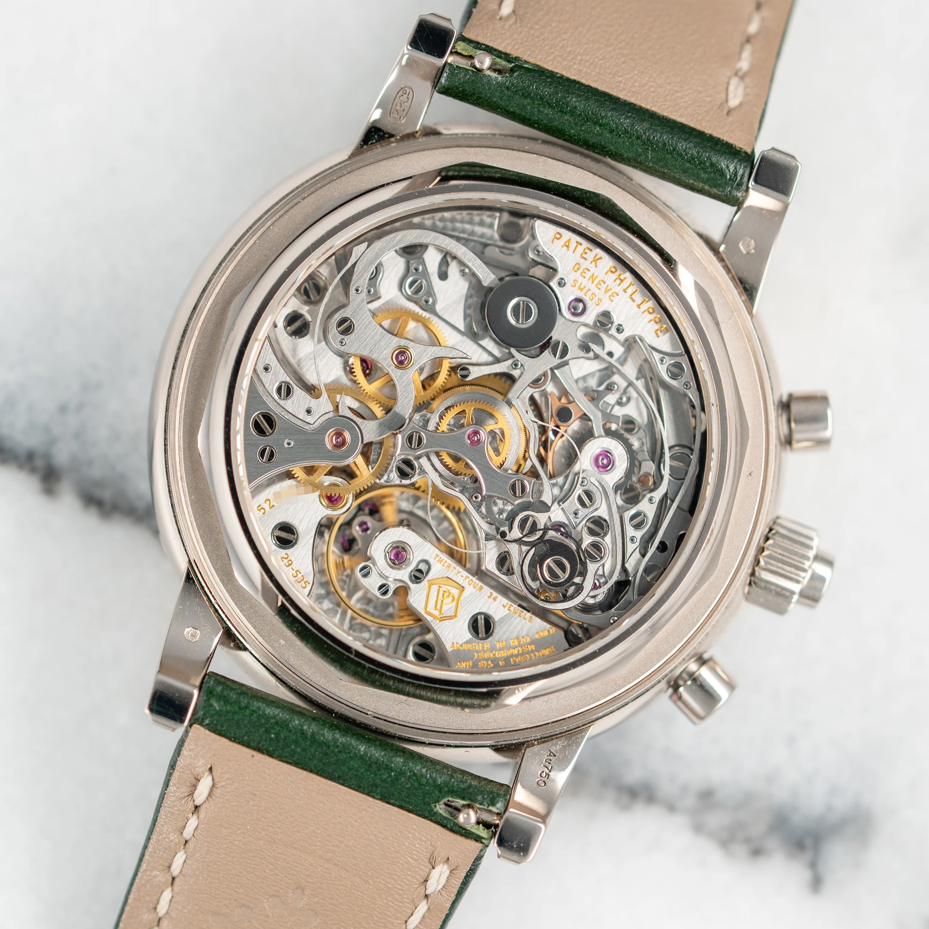 Patek Philippe White Gold Perpetual Calendar Chronograph Ref. 5204 (New Arrival) - Image 3
