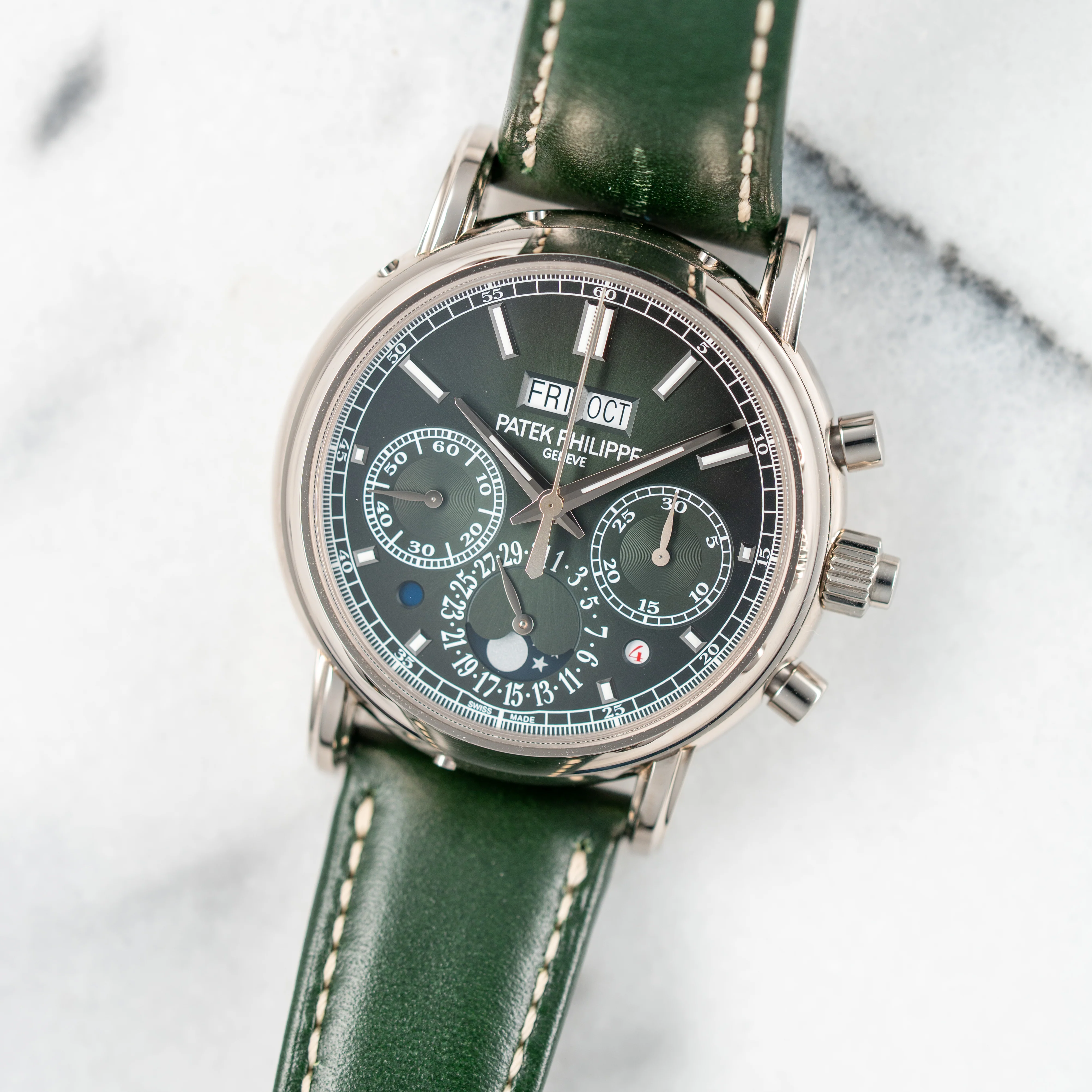 Patek Philippe White Gold Perpetual Calendar Chronograph Ref. 5204 (New Arrival) - Image 7