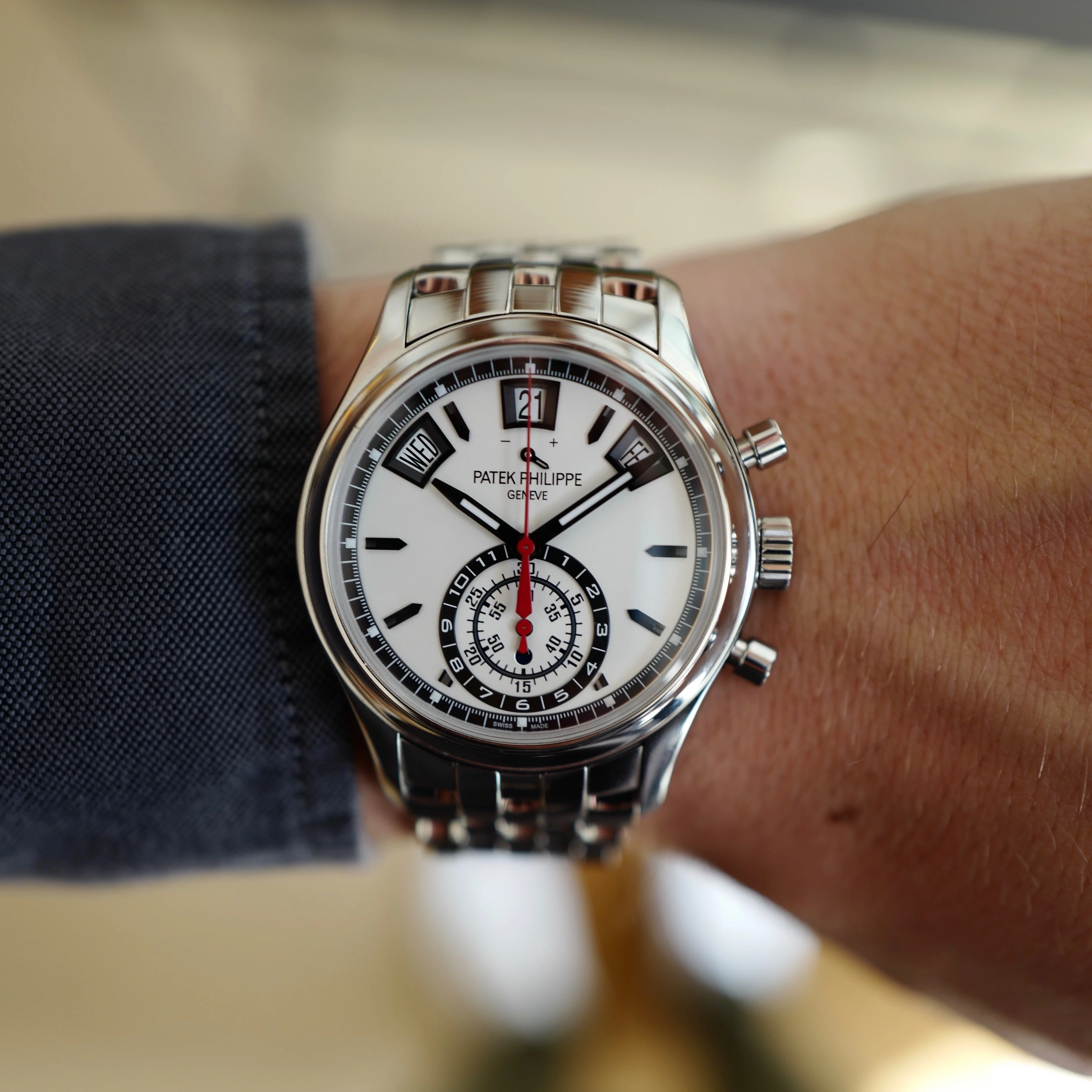 Patek Philippe Annual Calendar Chronograph Watch Ref. 5960/1A - Image 6