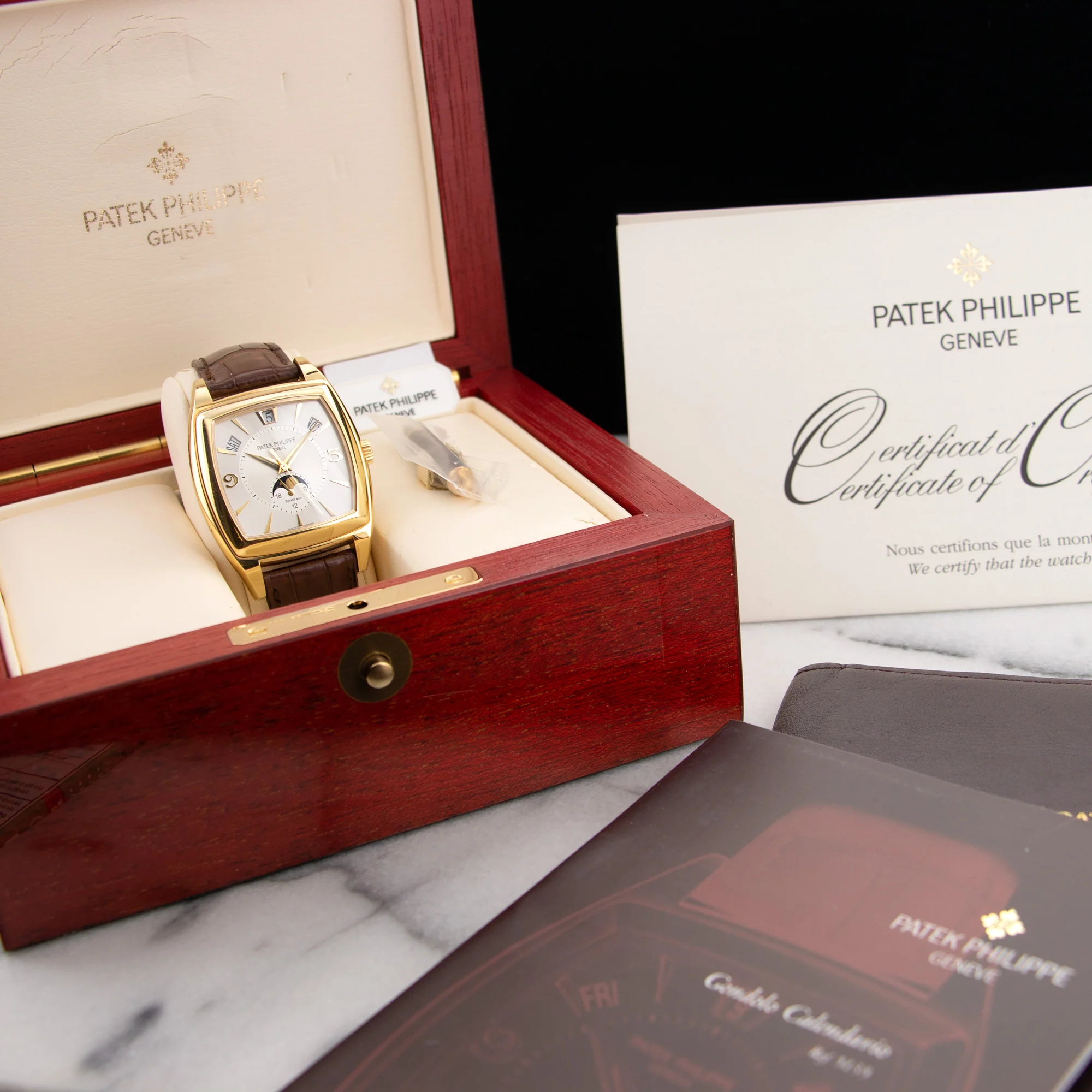 Patek Philippe Annual Calendar Moonphase Watch Ref. 5135 Retailed by Tiffany & Co. - Image 7