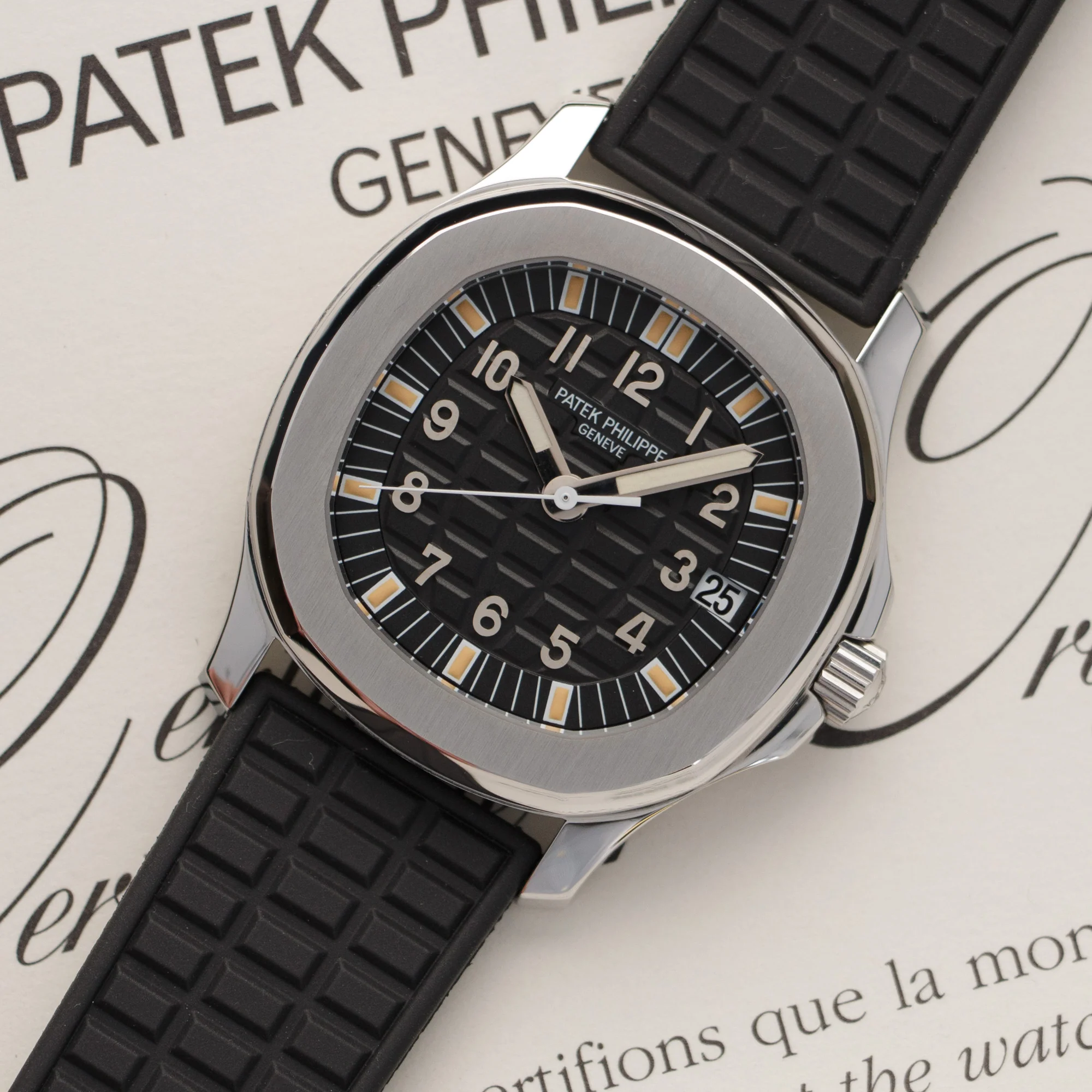 Patek Philippe Aquanaut Automatic Watch Ref. 5066 with Original Box and Papers - Image 2