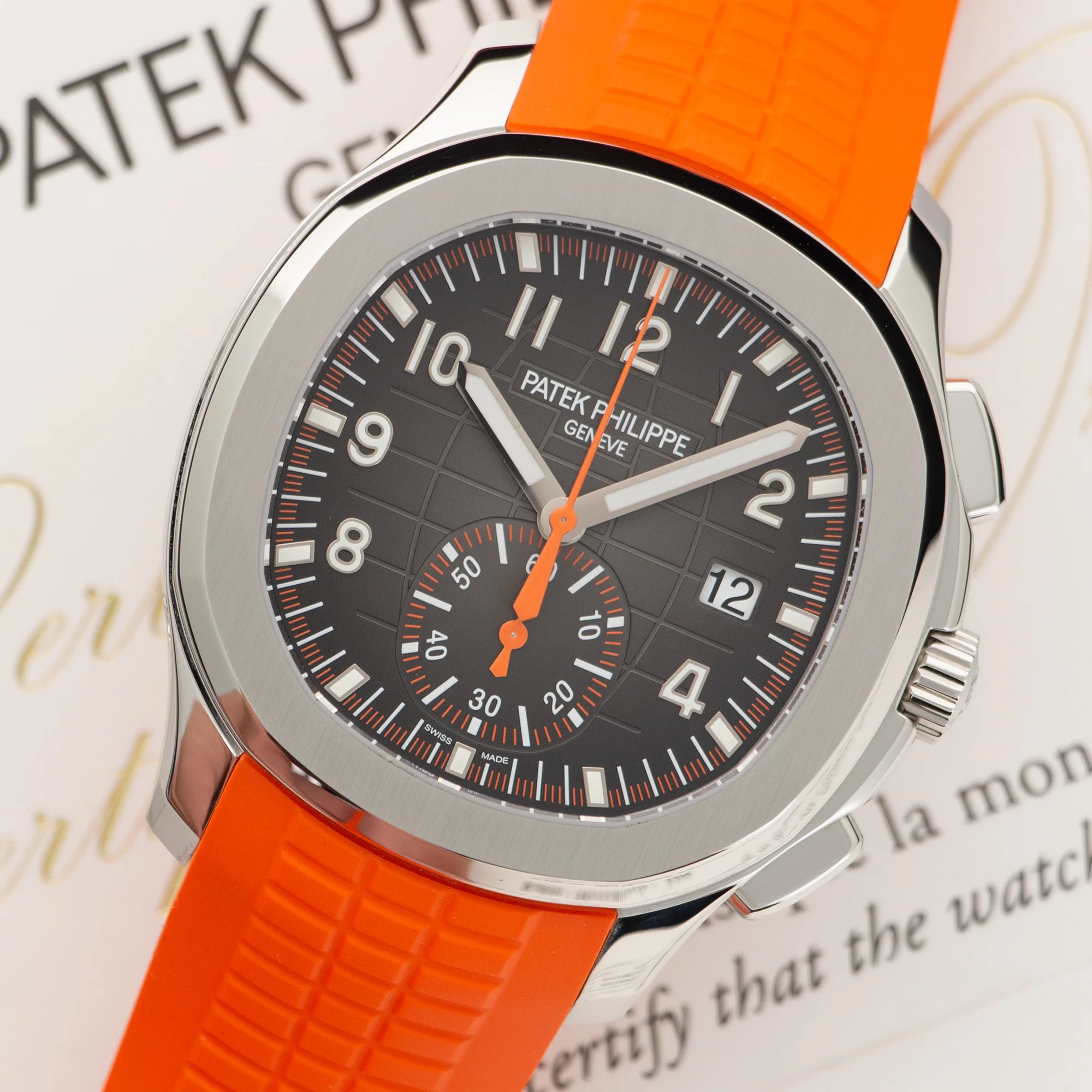 Patek Philippe Aquanaut Chronograph Watch Ref. 5968 - Image 2