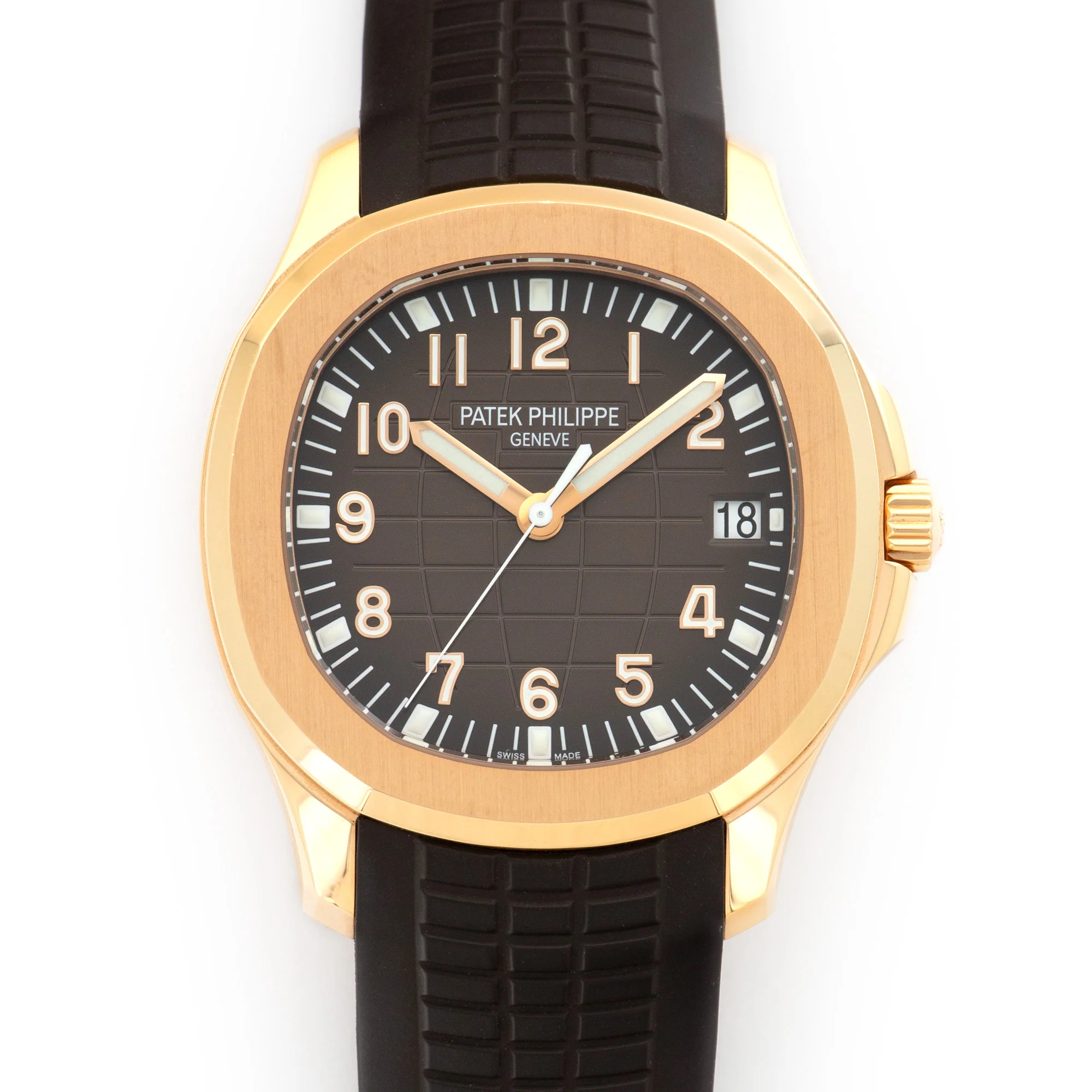 Patek Philippe Aquanaut Rose Gold on Strap Ref. 5167