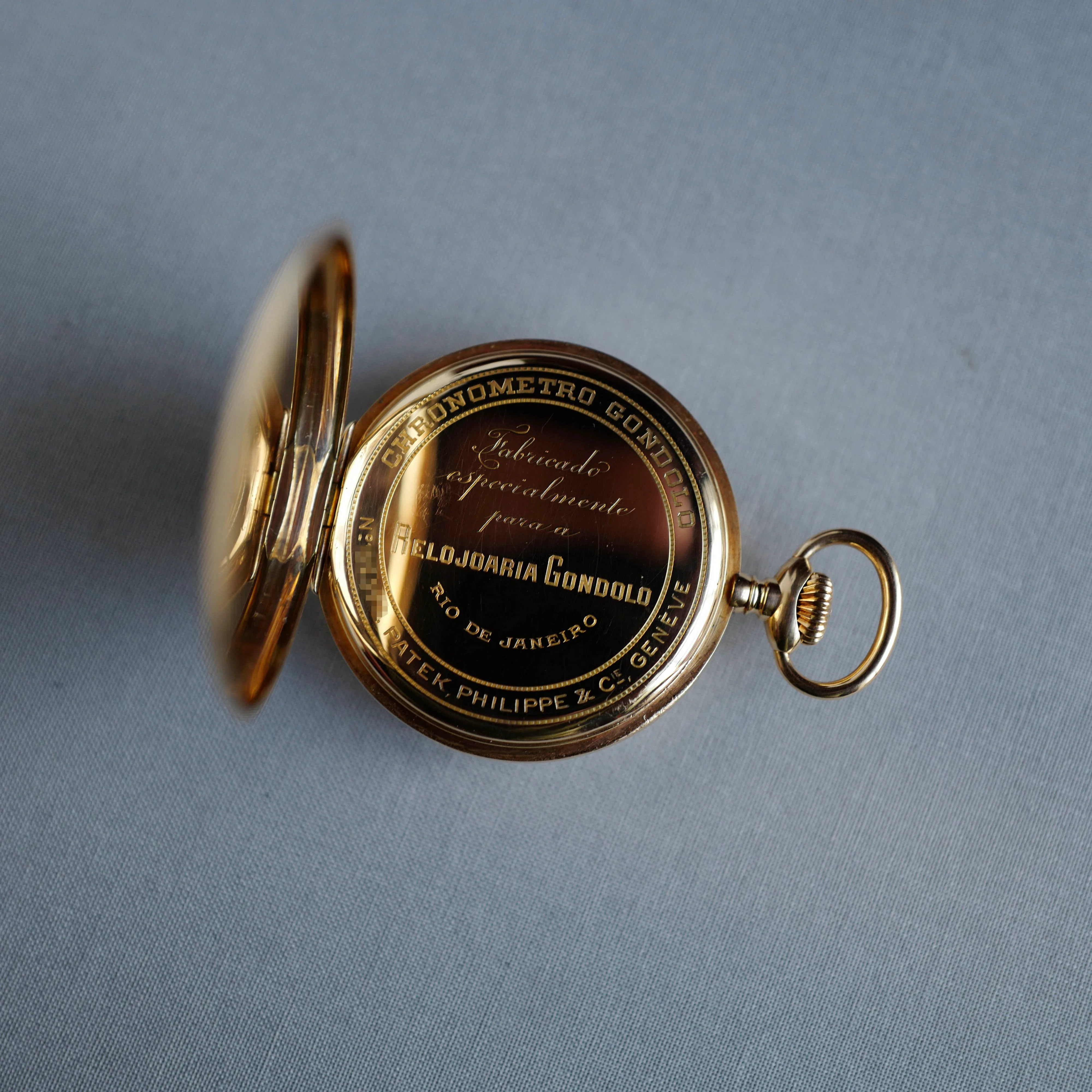 Patek Philippe Chronometro Gondolo 24 Hour Pocket Watch - Image 7