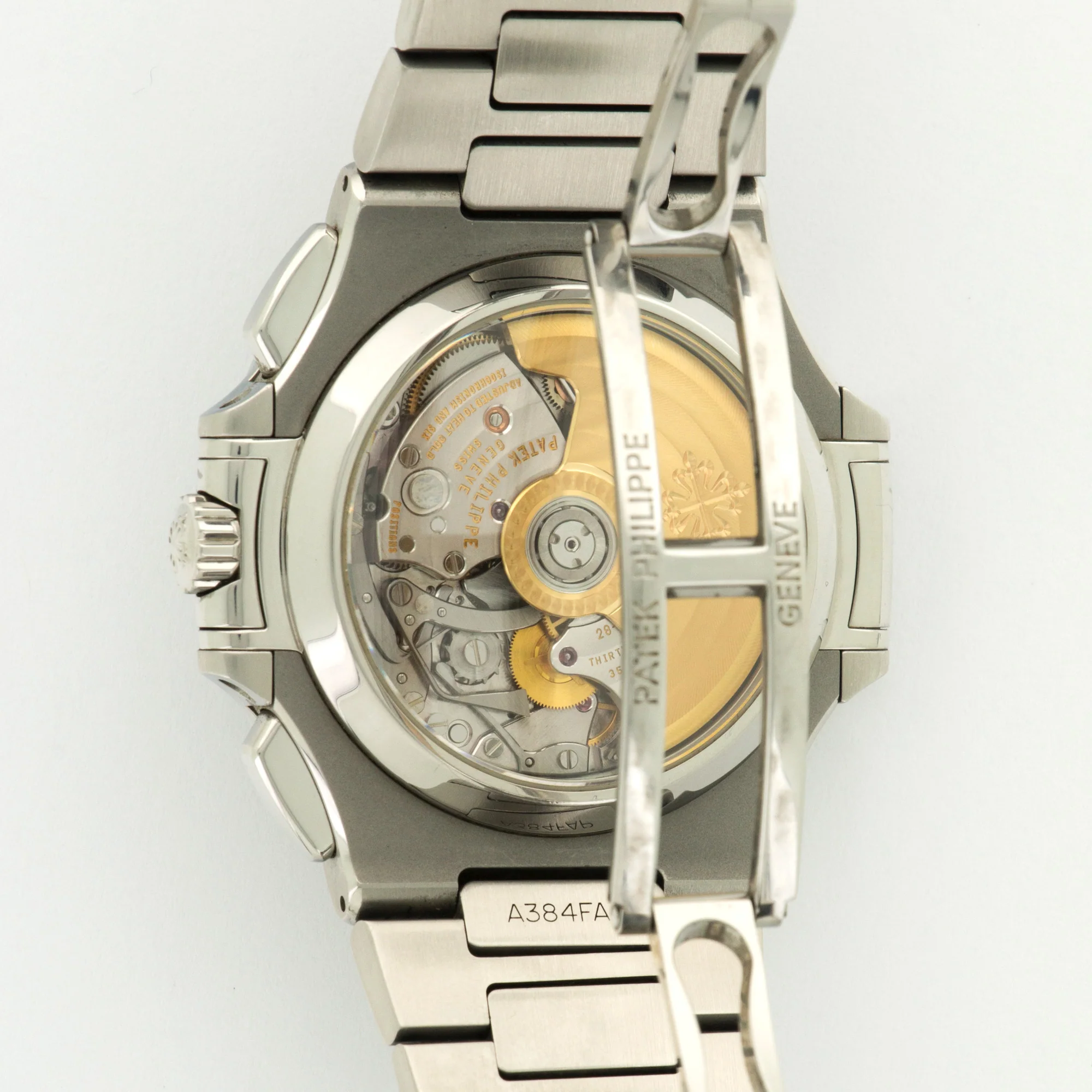 Patek Philippe Nautilus Chronograph Blue Watch Ref. 5980 - Image 4