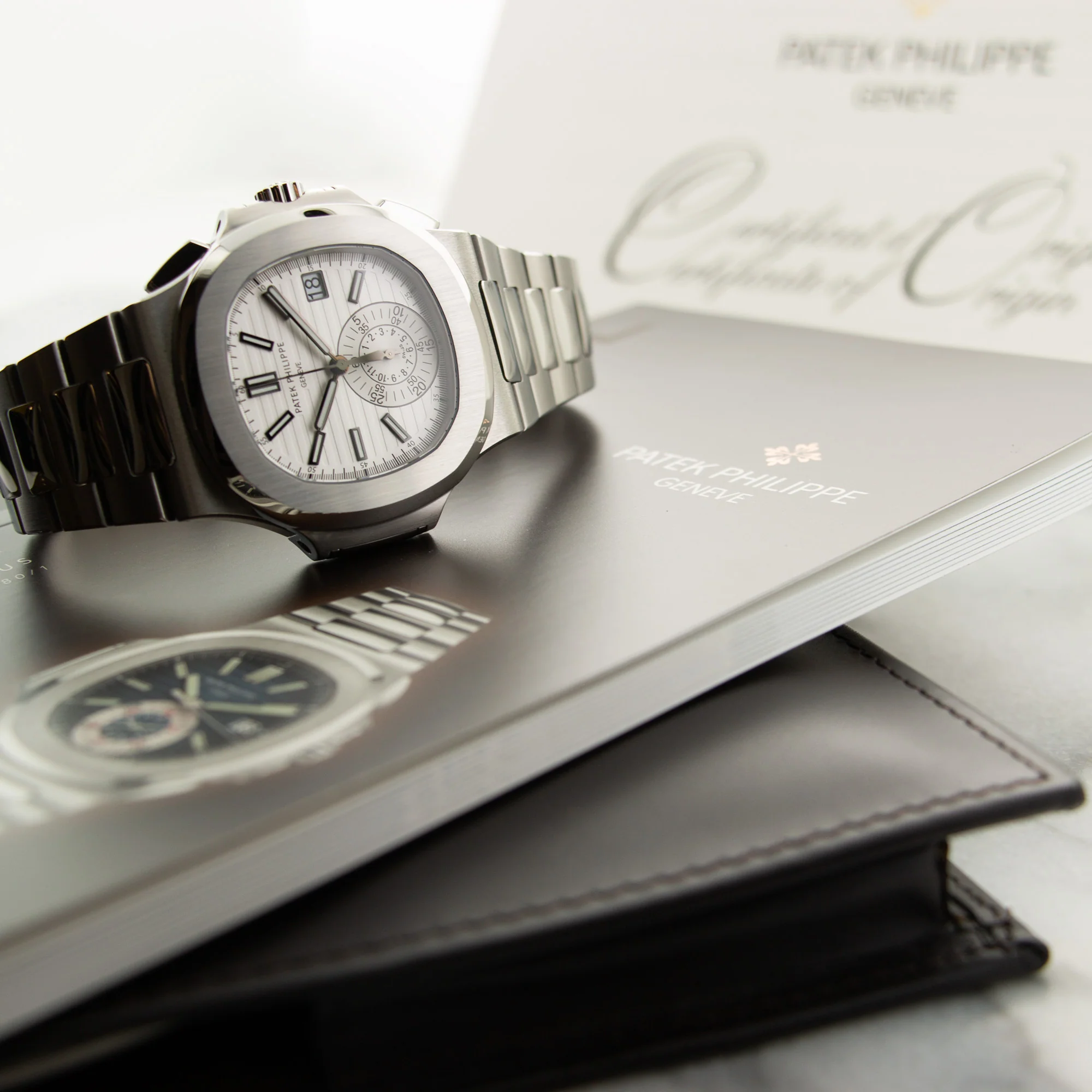 Patek Philippe Nautilus Chronograph Watch Ref. 5980 - Image 5