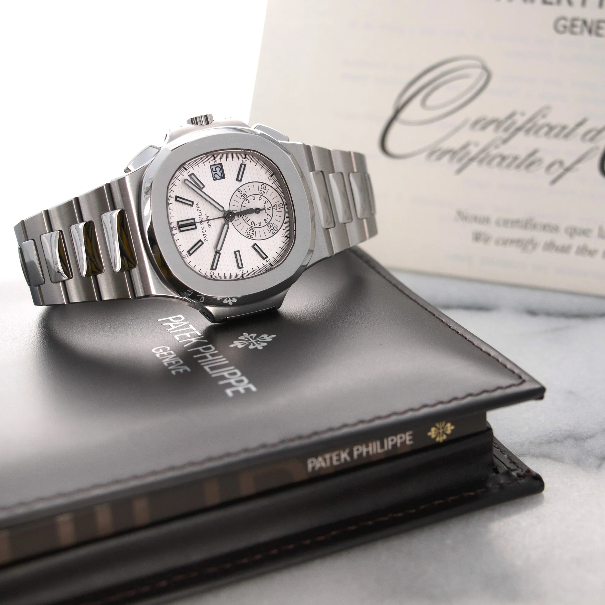Patek Philippe Nautilus Chronograph Watch Ref. 5980 - Image 5