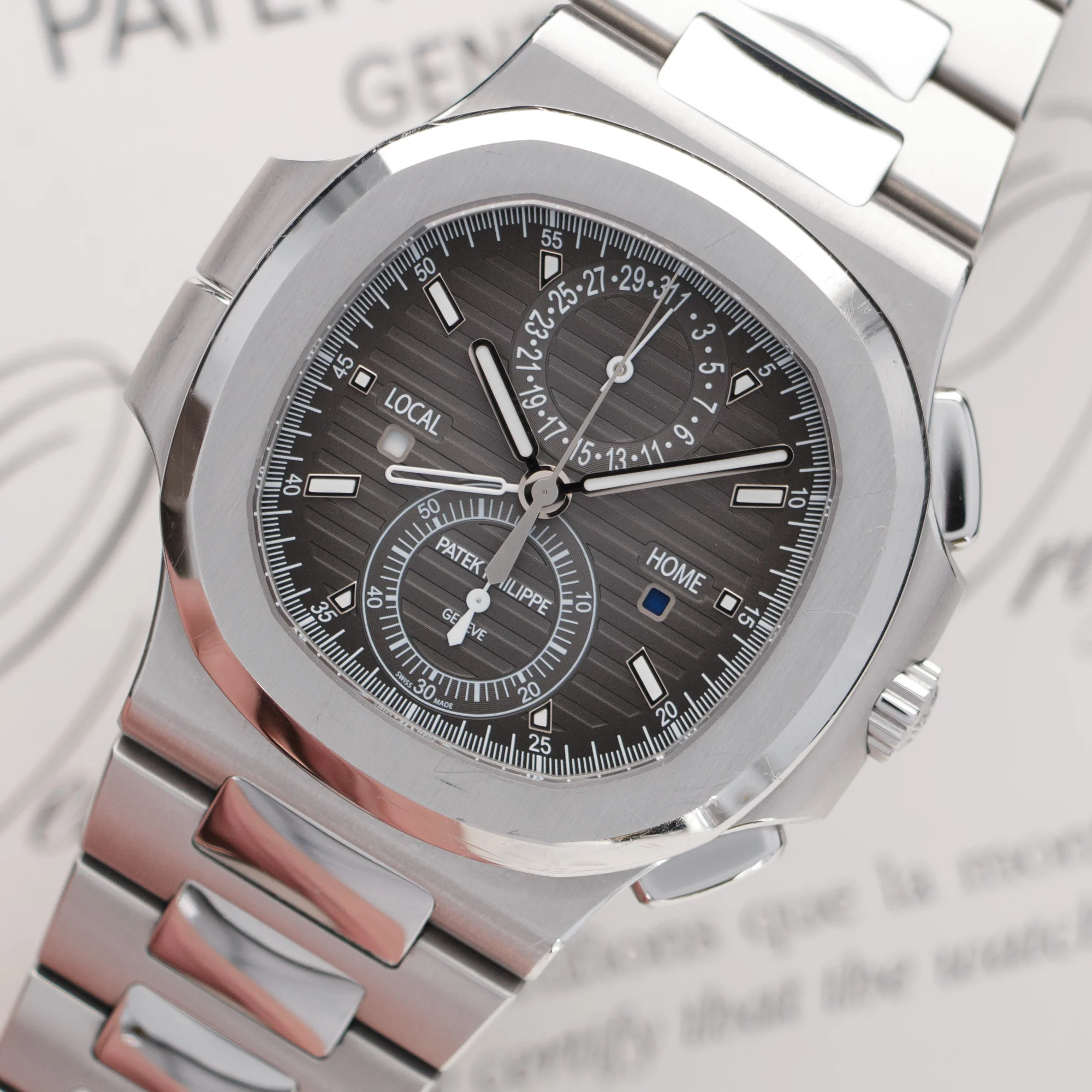 Patek Philippe Nautilus Chronograph Watch Ref. 5990 - Image 2