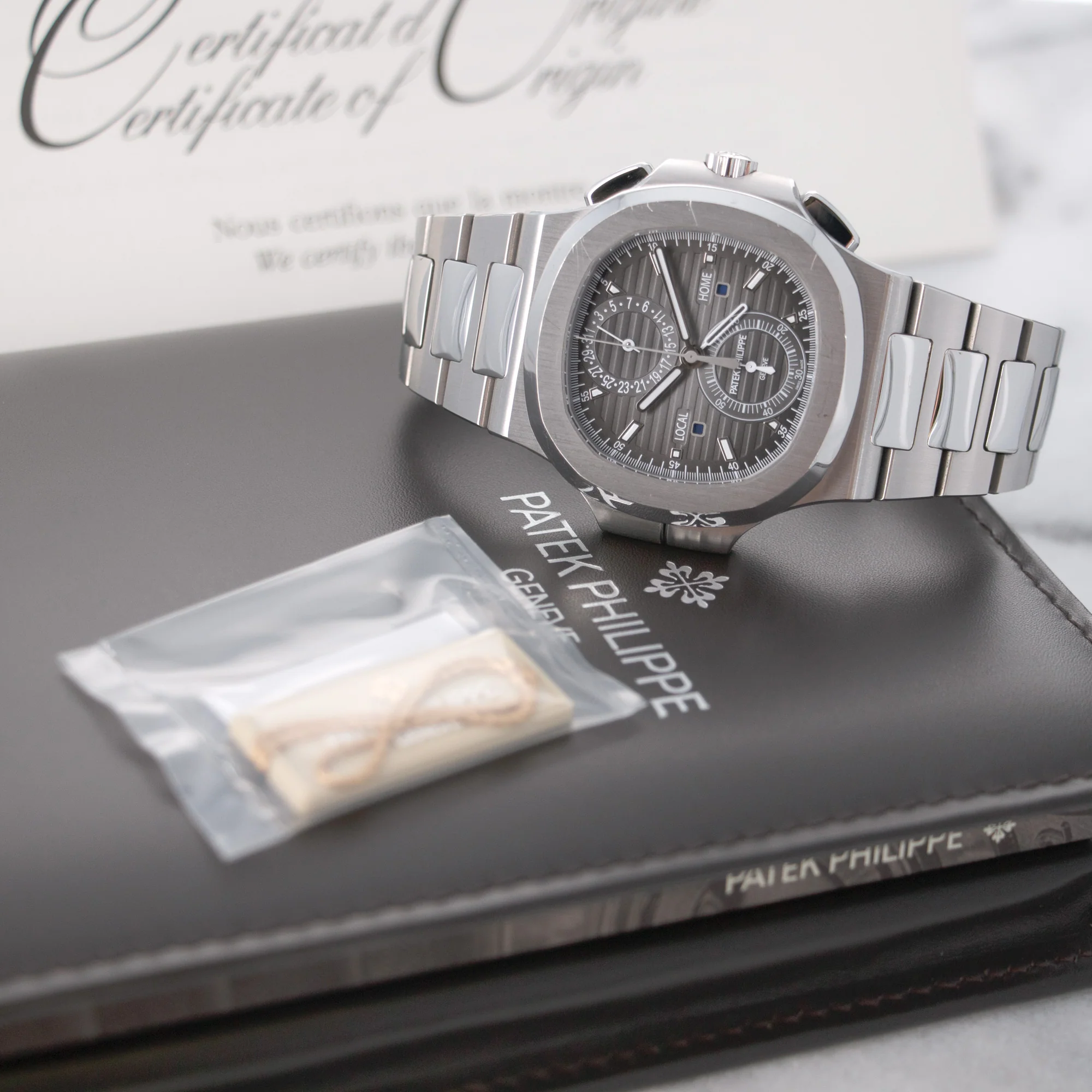 Patek Philippe Nautilus Chronograph Watch Ref. 5990 - Image 5