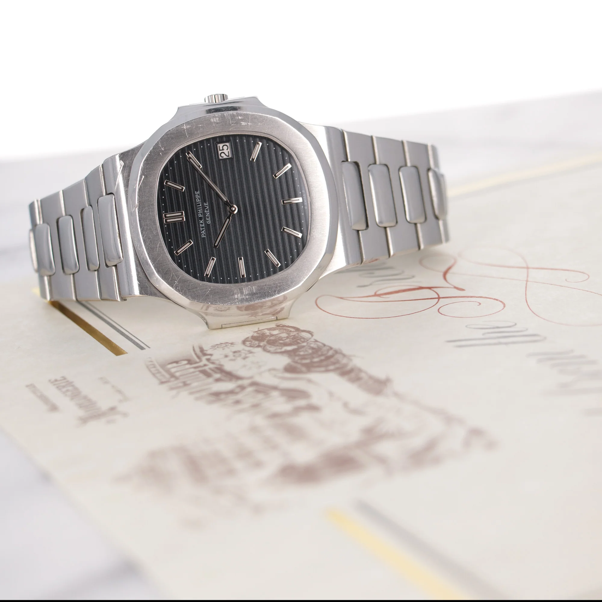 Patek Philippe Nautilus Jumbo Watch Ref. 3700 - Image 6
