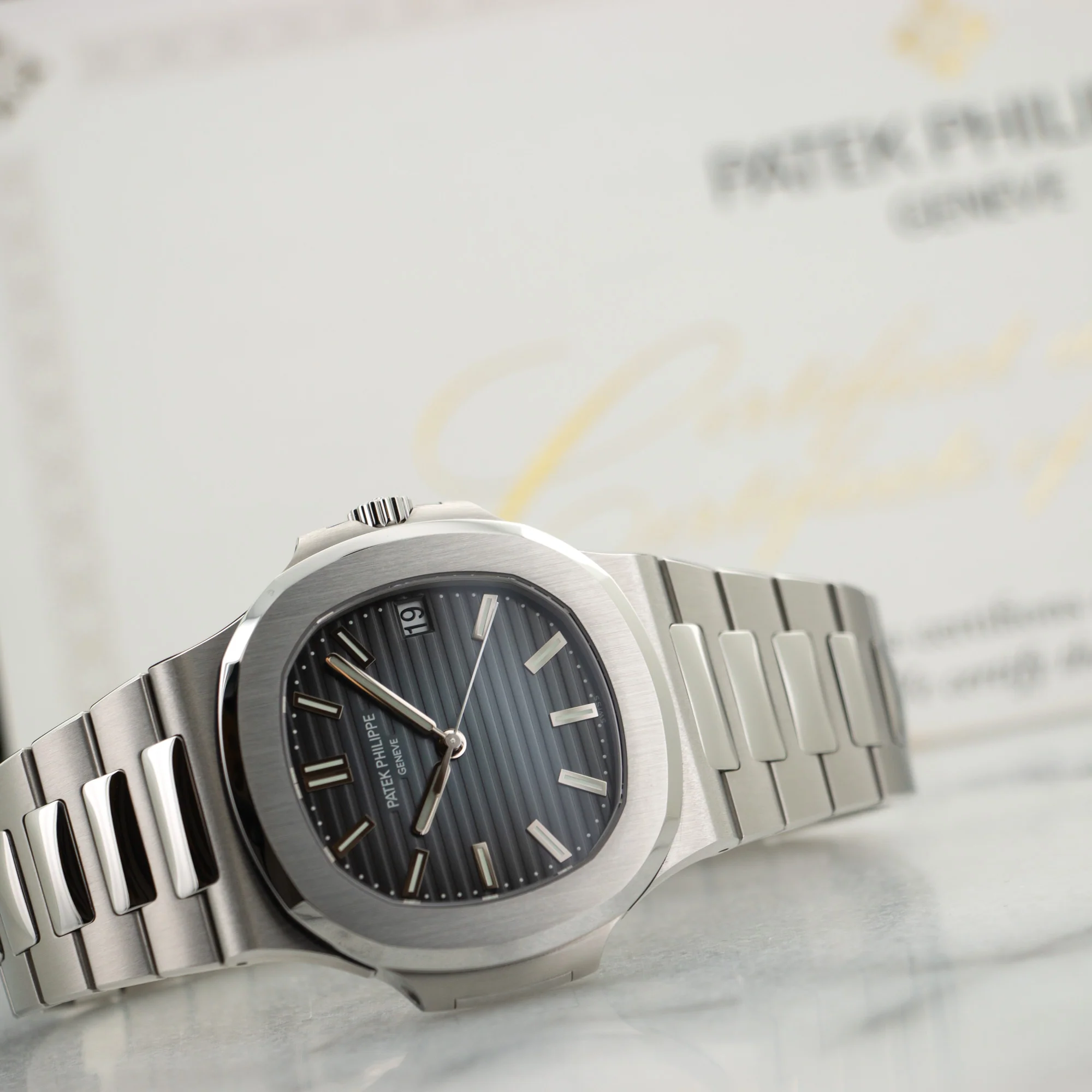 Patek Philippe Nautilus Jumbo Watch Ref. 5711 - Image 5