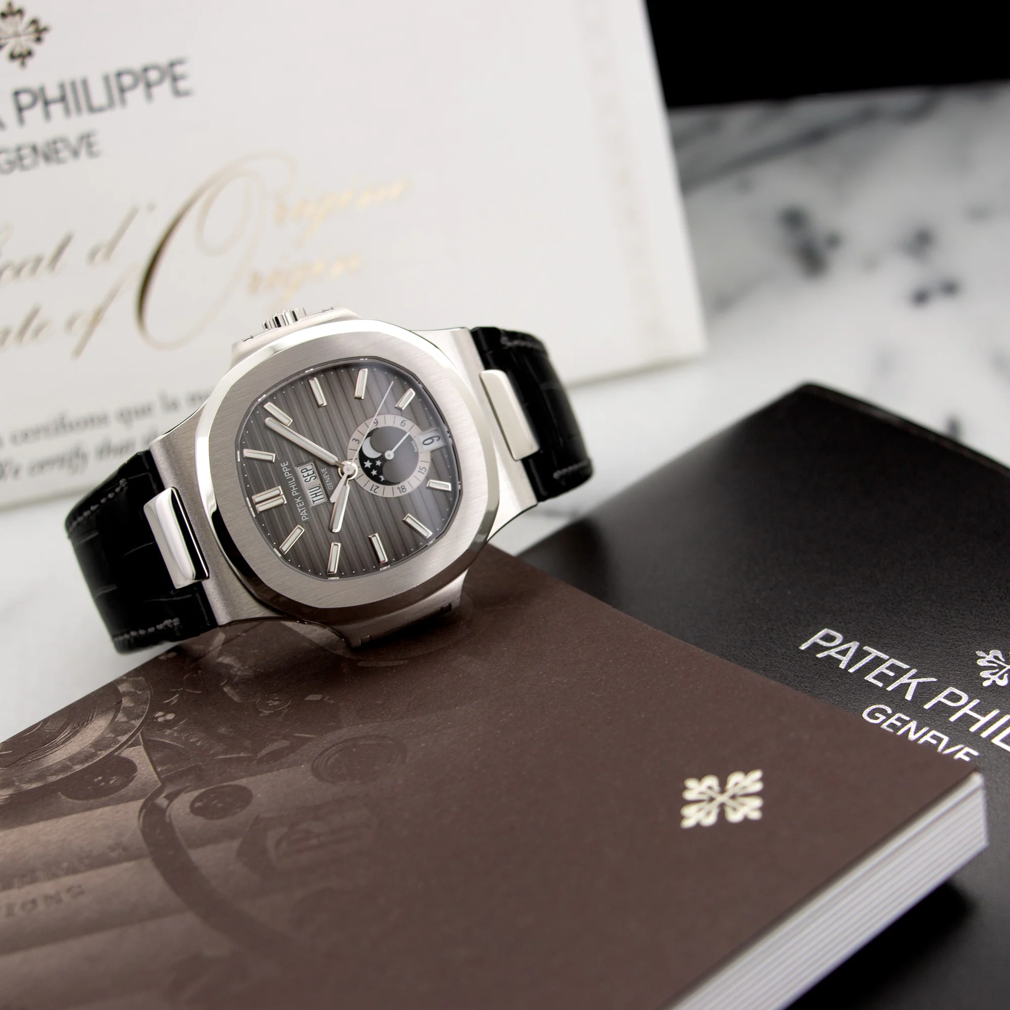 Patek Philippe Nautilus Moonphase Calendar Ref. 5726 - Image 6
