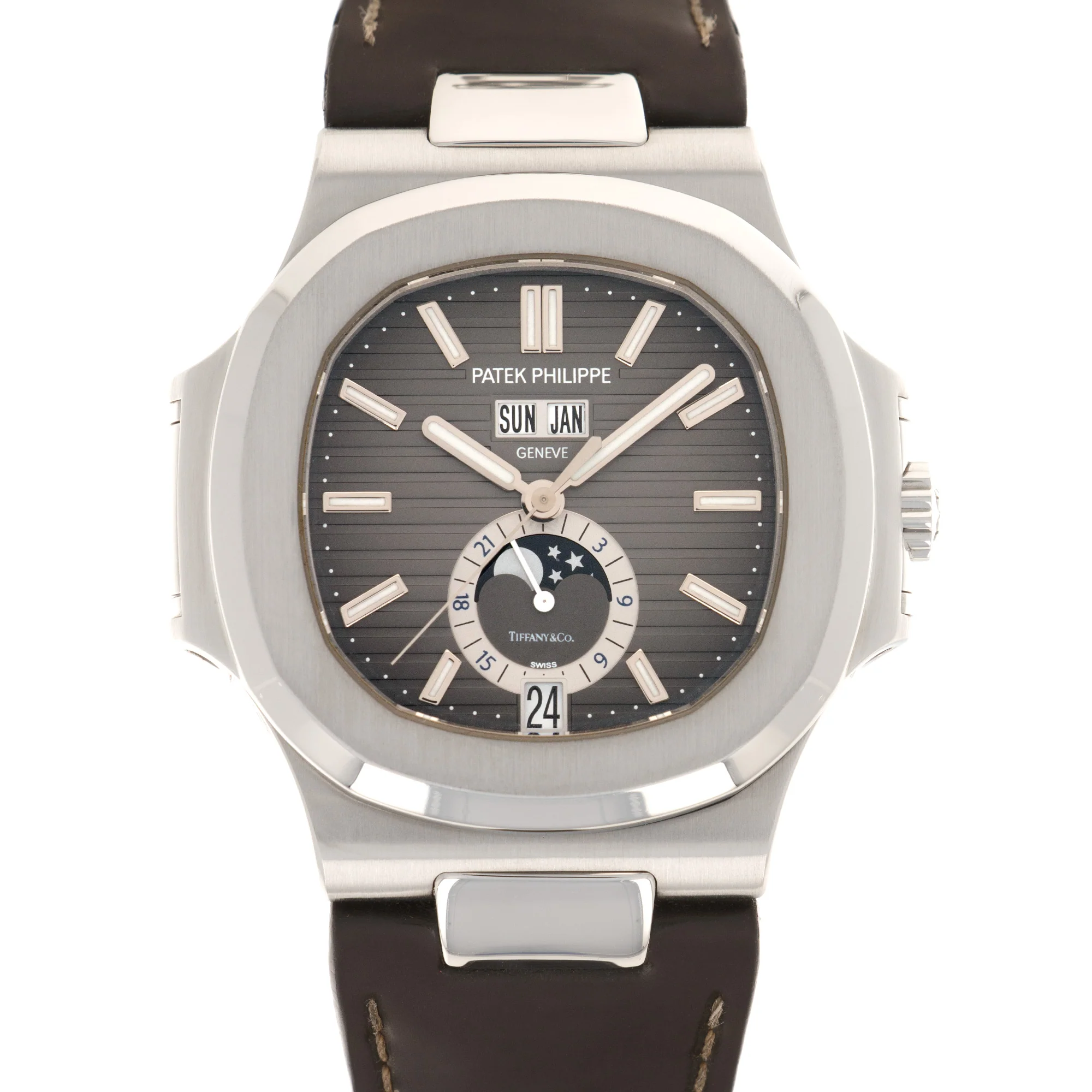 Patek Philippe Nautilus Moonphase Calendar Ref. 5726, Retailed by Tiffany & Co.
