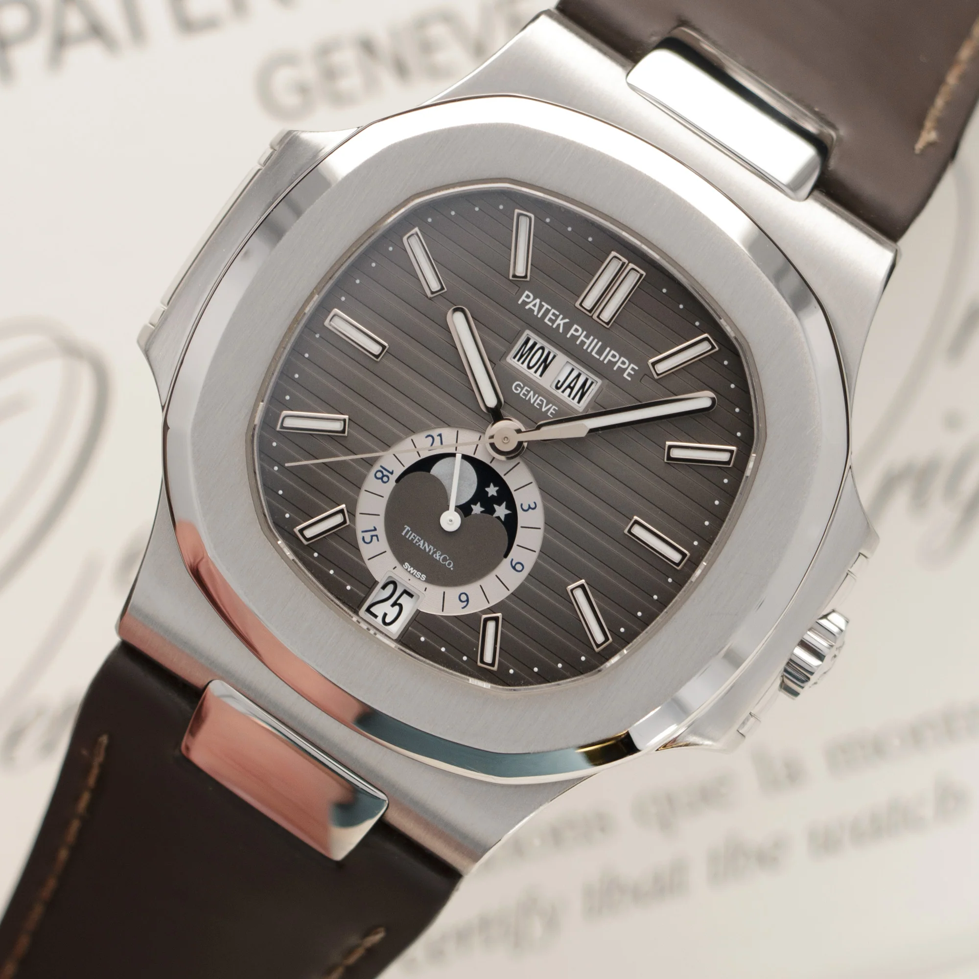 Patek Philippe Nautilus Moonphase Calendar Ref. 5726, Retailed by Tiffany & Co. - Image 2
