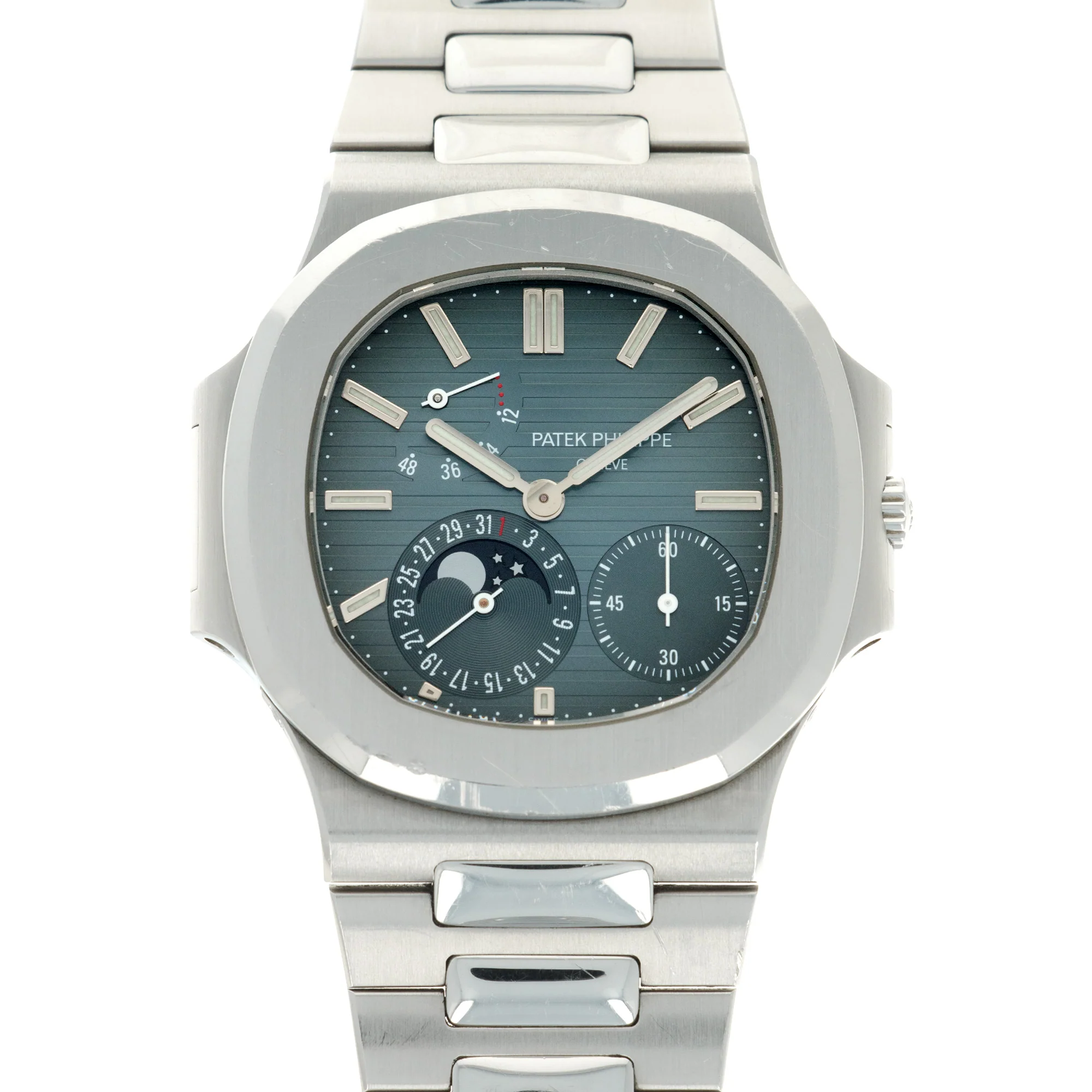 Patek Philippe Nautilus Moonphase Watch Ref. 3712 with Original Box and Papers