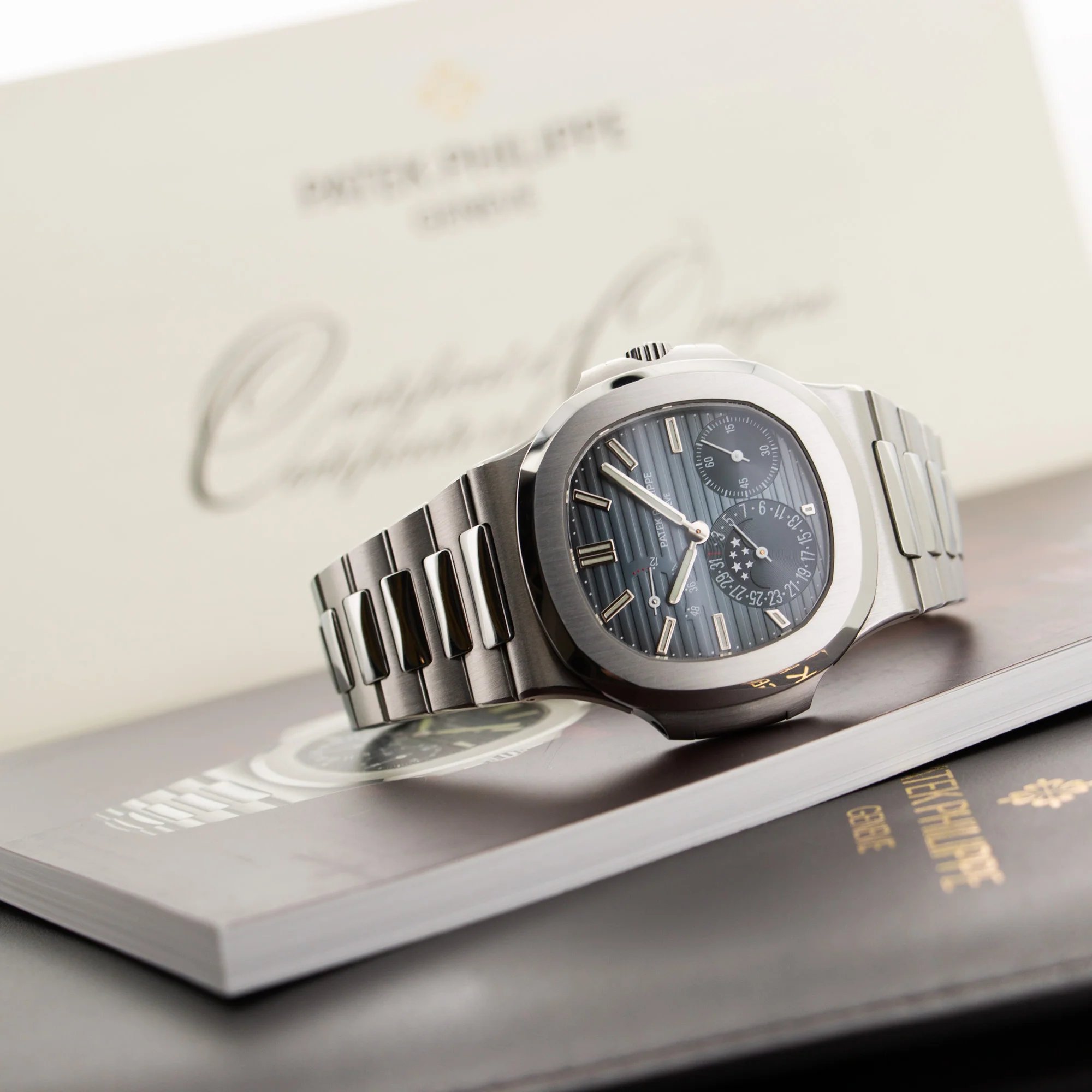 Patek Philippe Nautilus Moonphase Watch Ref. 5712 - Image 6