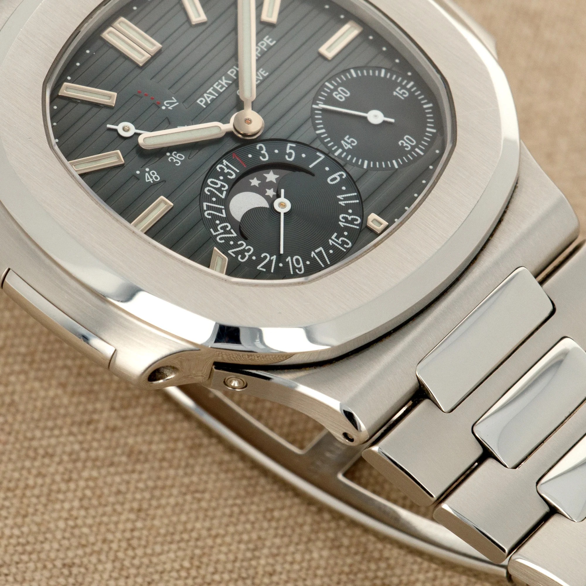 Patek Philippe Nautilus Moonphase Watch Ref. 5712 with Original Box and Papers - Image 6