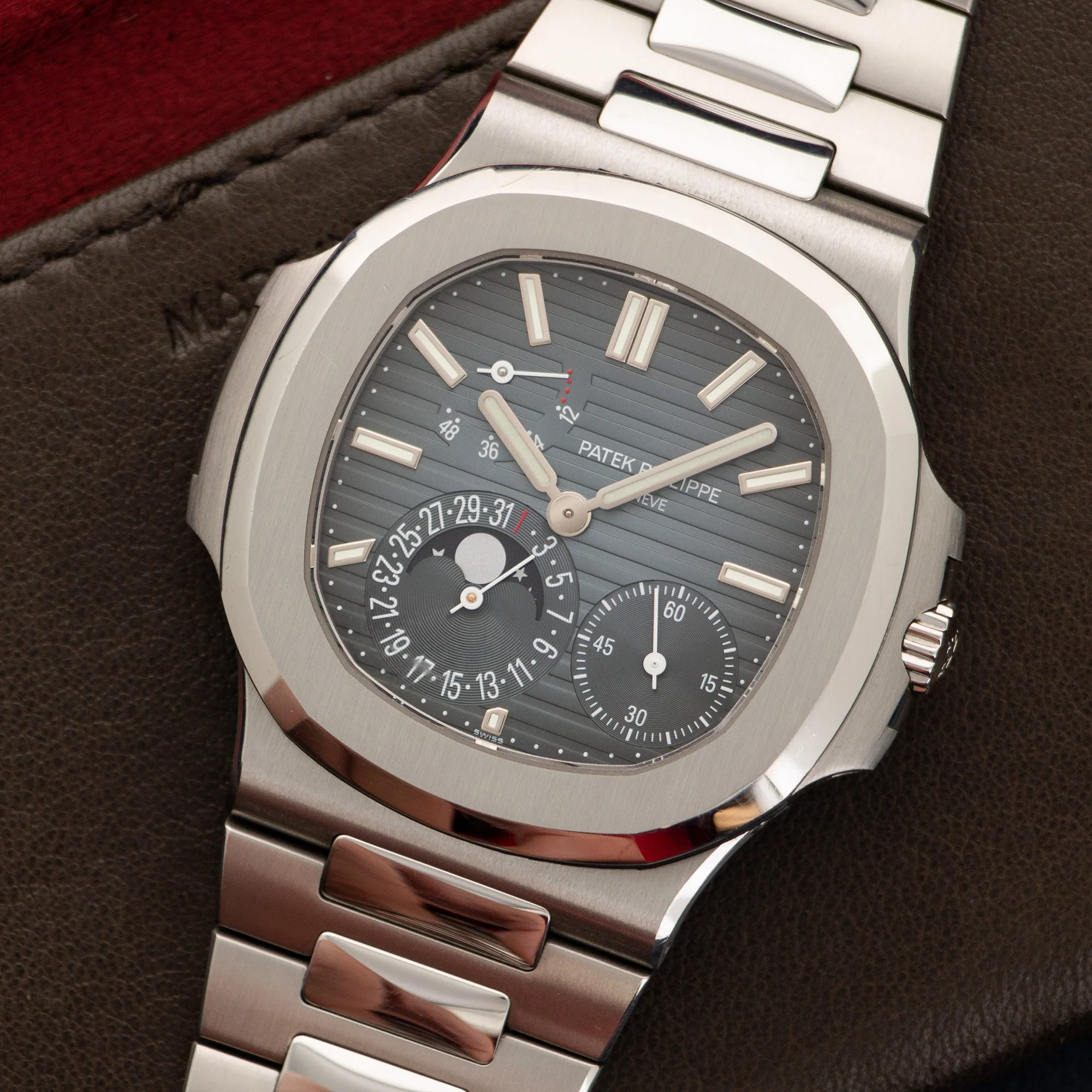 Patek Philippe Nautilus Moonphase Watch Ref. 5712 - Image 2