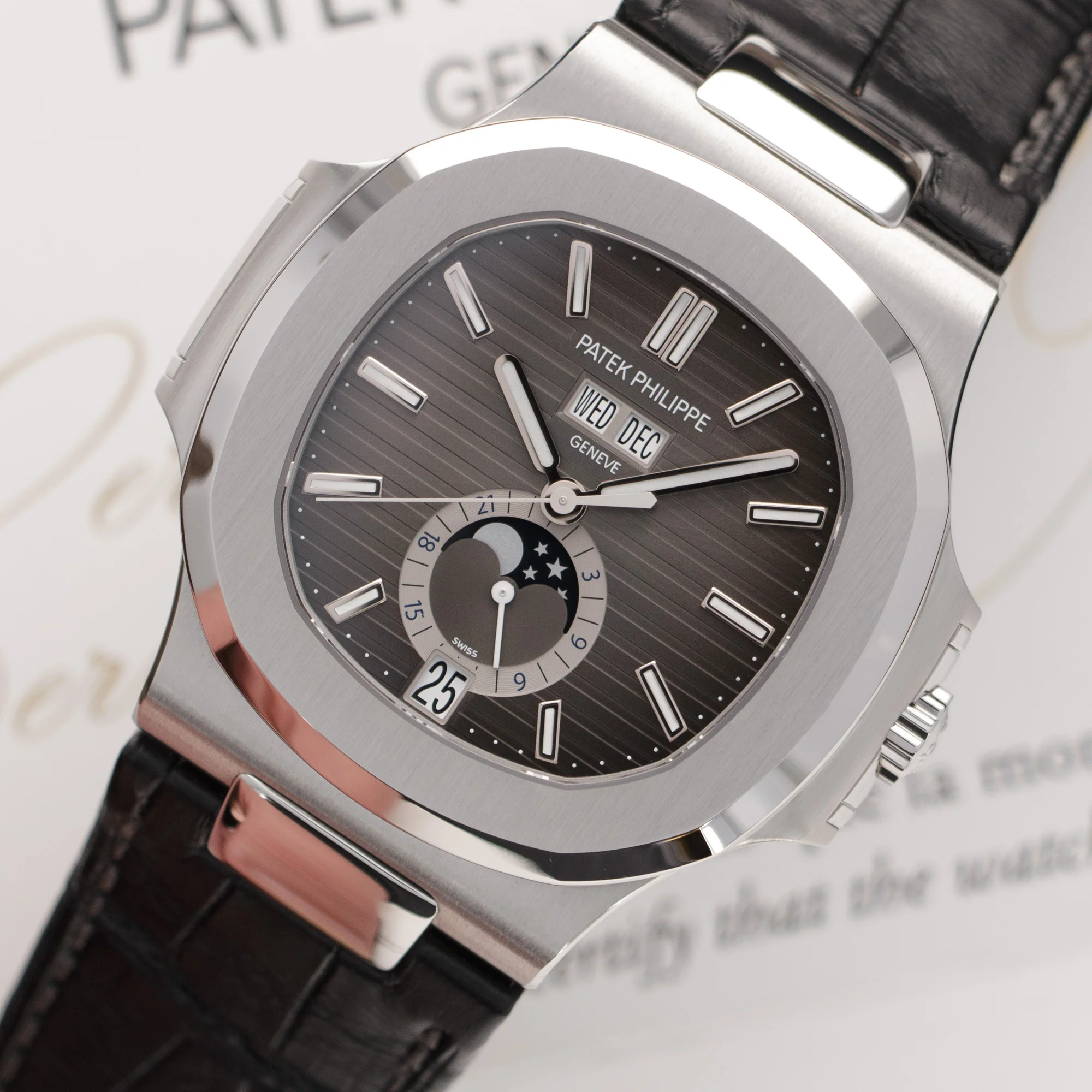 Patek Philippe Nautilus Moonphase Watch Ref. 5726 - Image 2