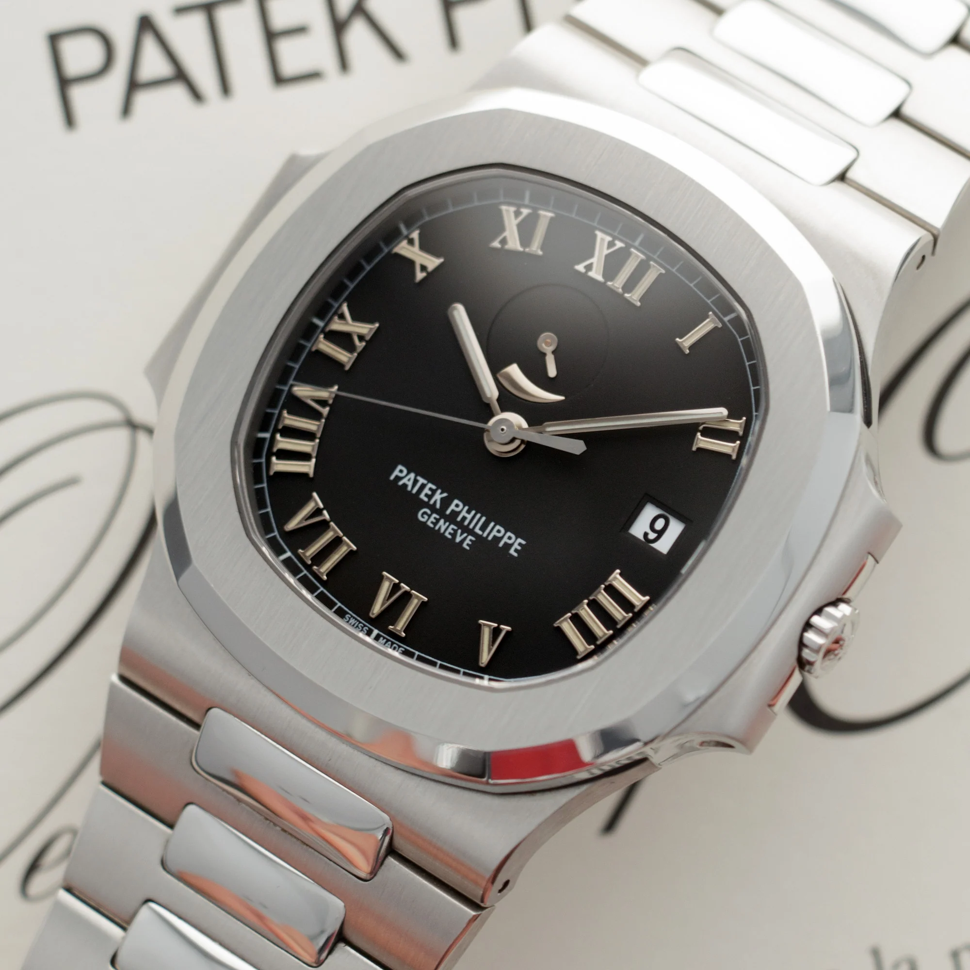 Patek Philippe Nautilus Power Reserve Watch Ref. 3710 with Original Box and Papers - Image 2