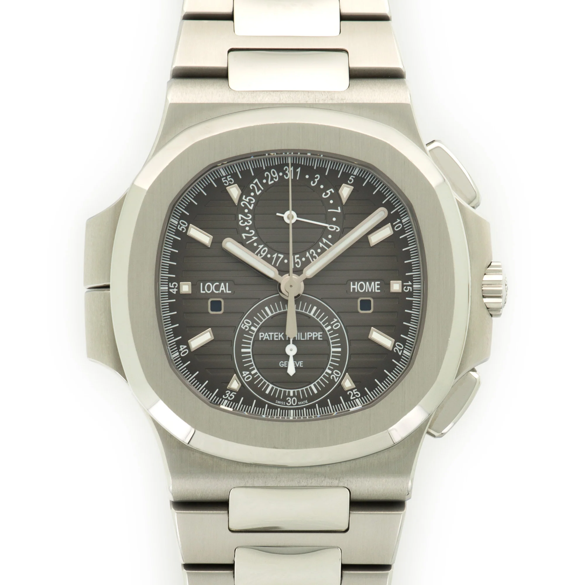 Patek Philippe Nautilus Travel Time Chronograph Watch Ref. 5990